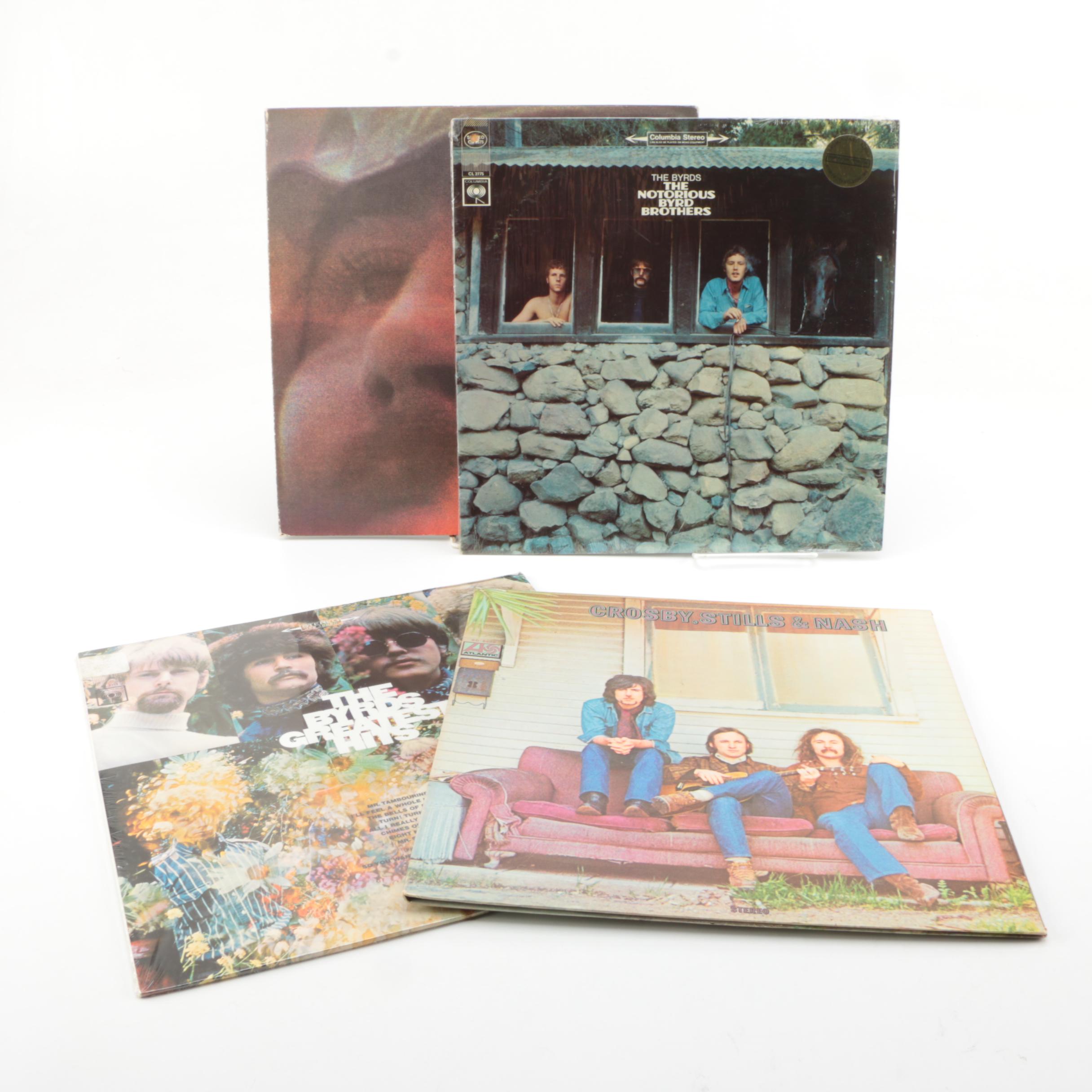 The Byrds and related LPs Including "Notorious Byrd Brothers" Promo