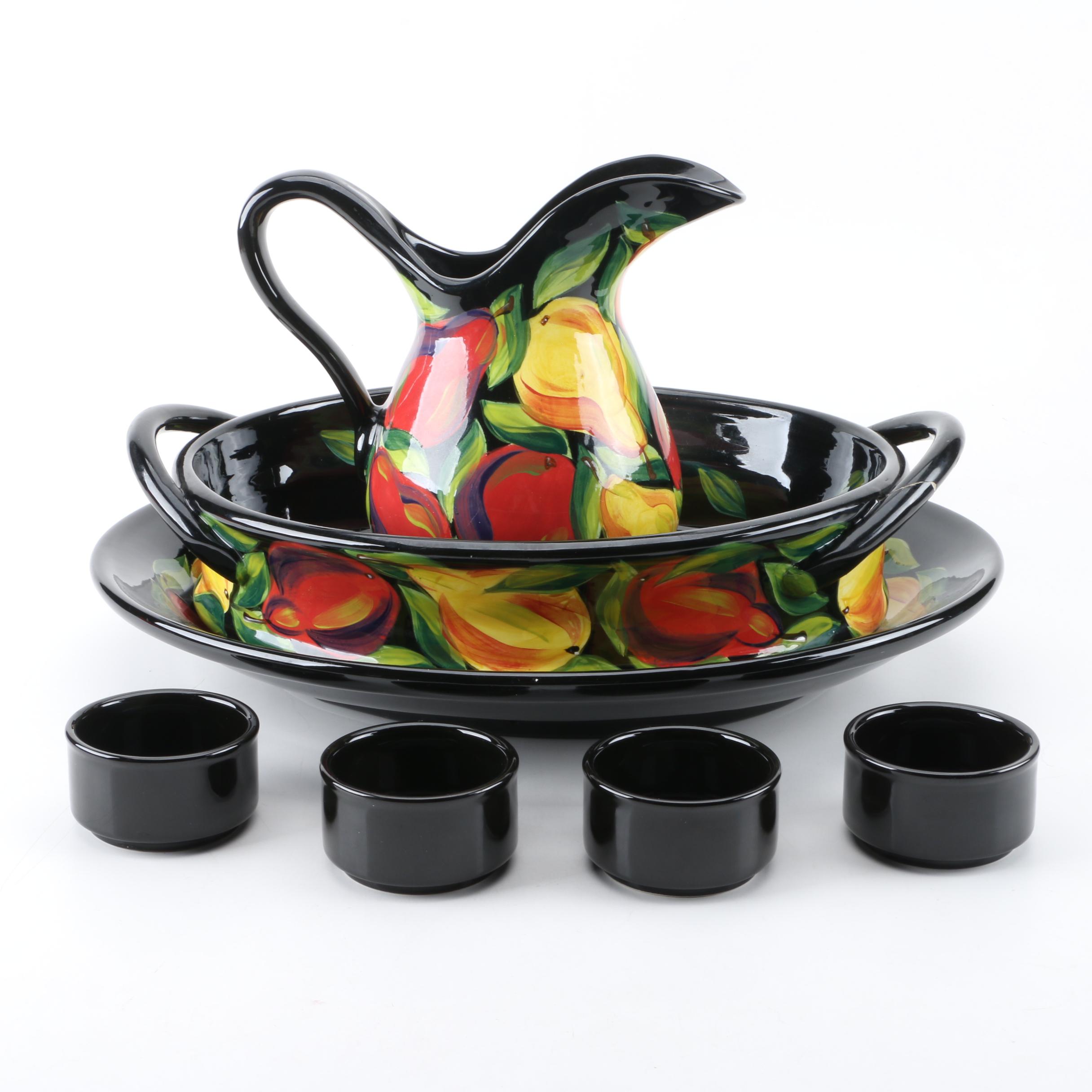 Mystic Mud Studio Tableware with Bodum Bowls