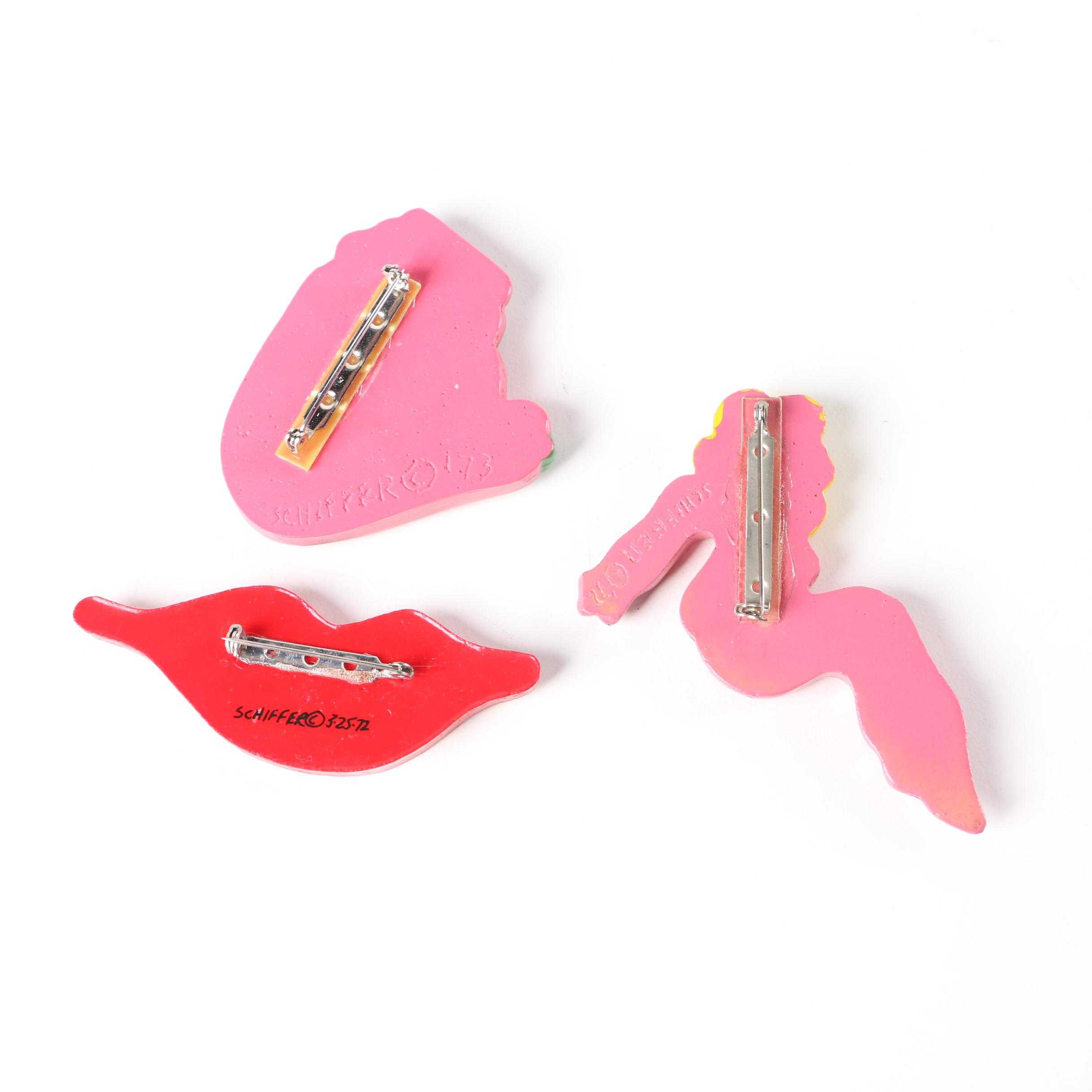 Handmade Composite Pins by Bill Schiffer