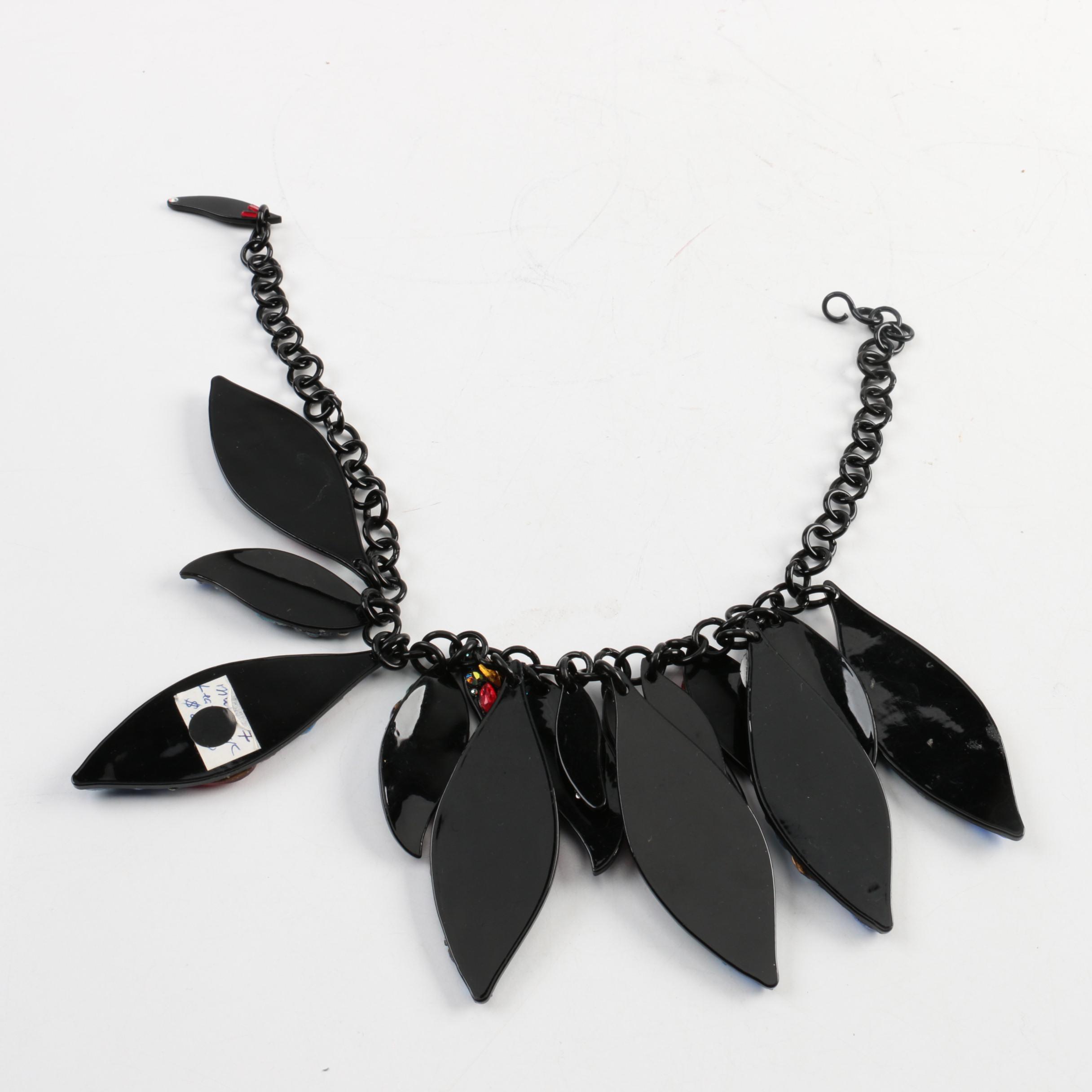 Handmade Necklace and Pin by Bill Schiffer