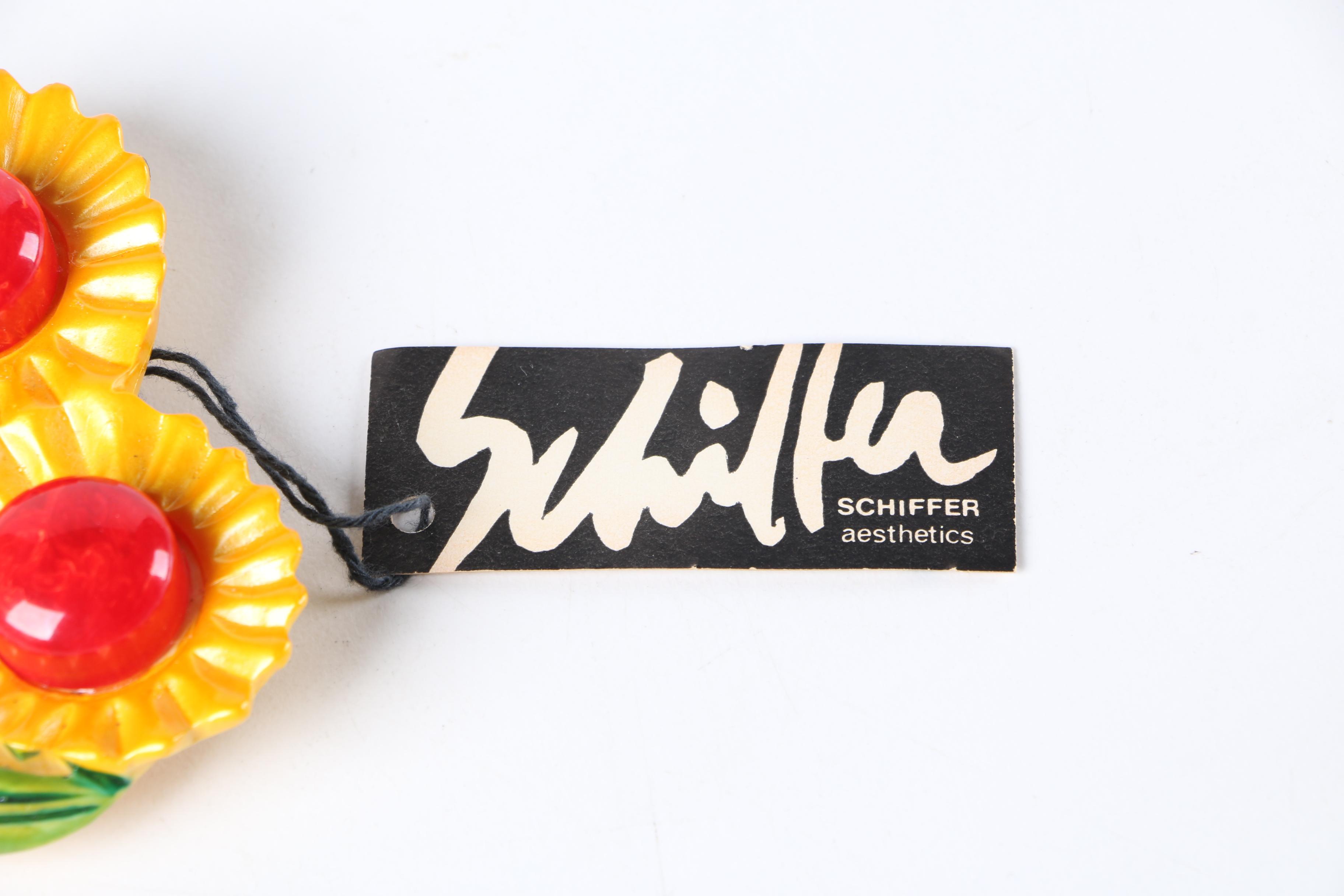 Vintage Artisan Handmade Bill Schiffer Brooch