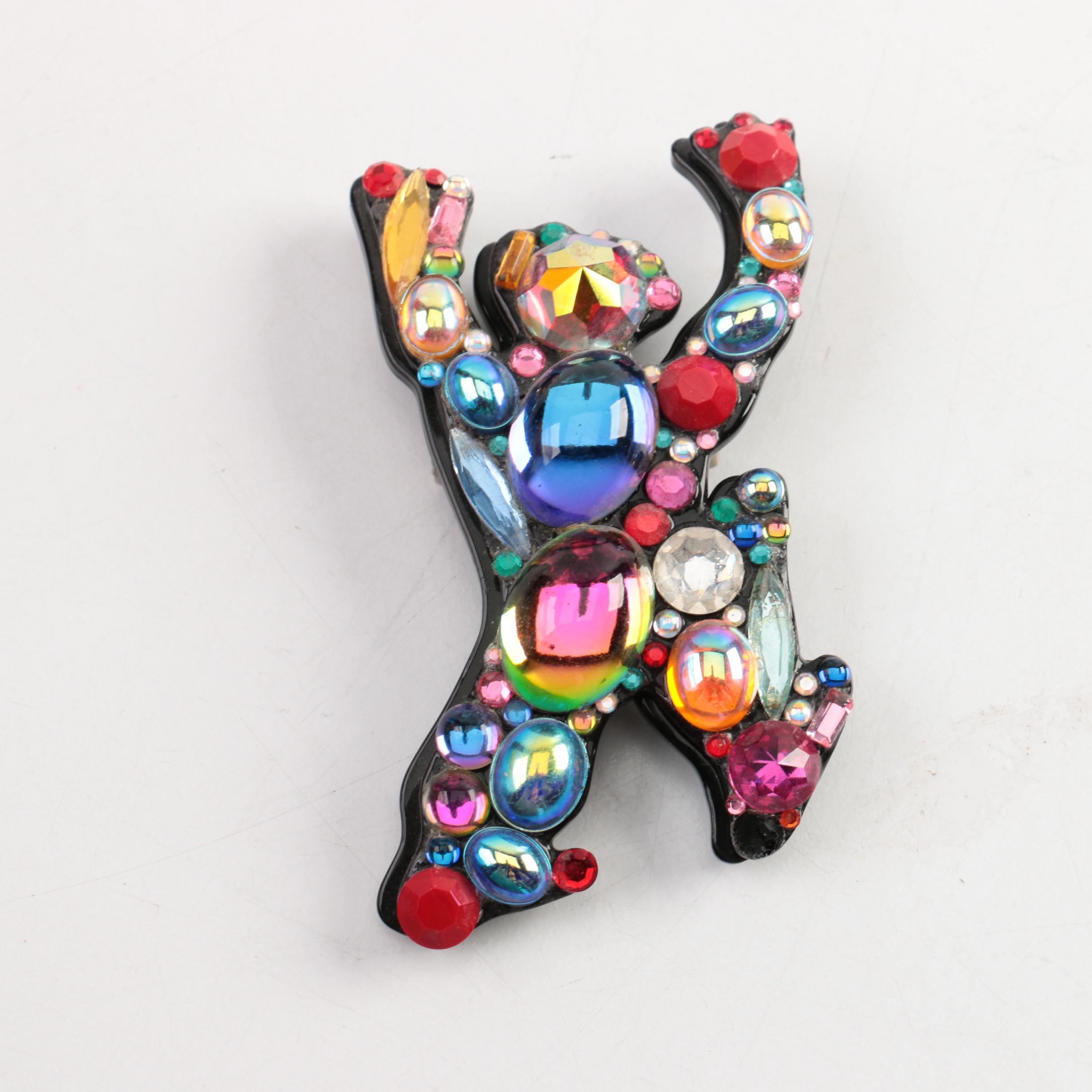 Vintage Figural Pins by Artisan Bill Schiffer