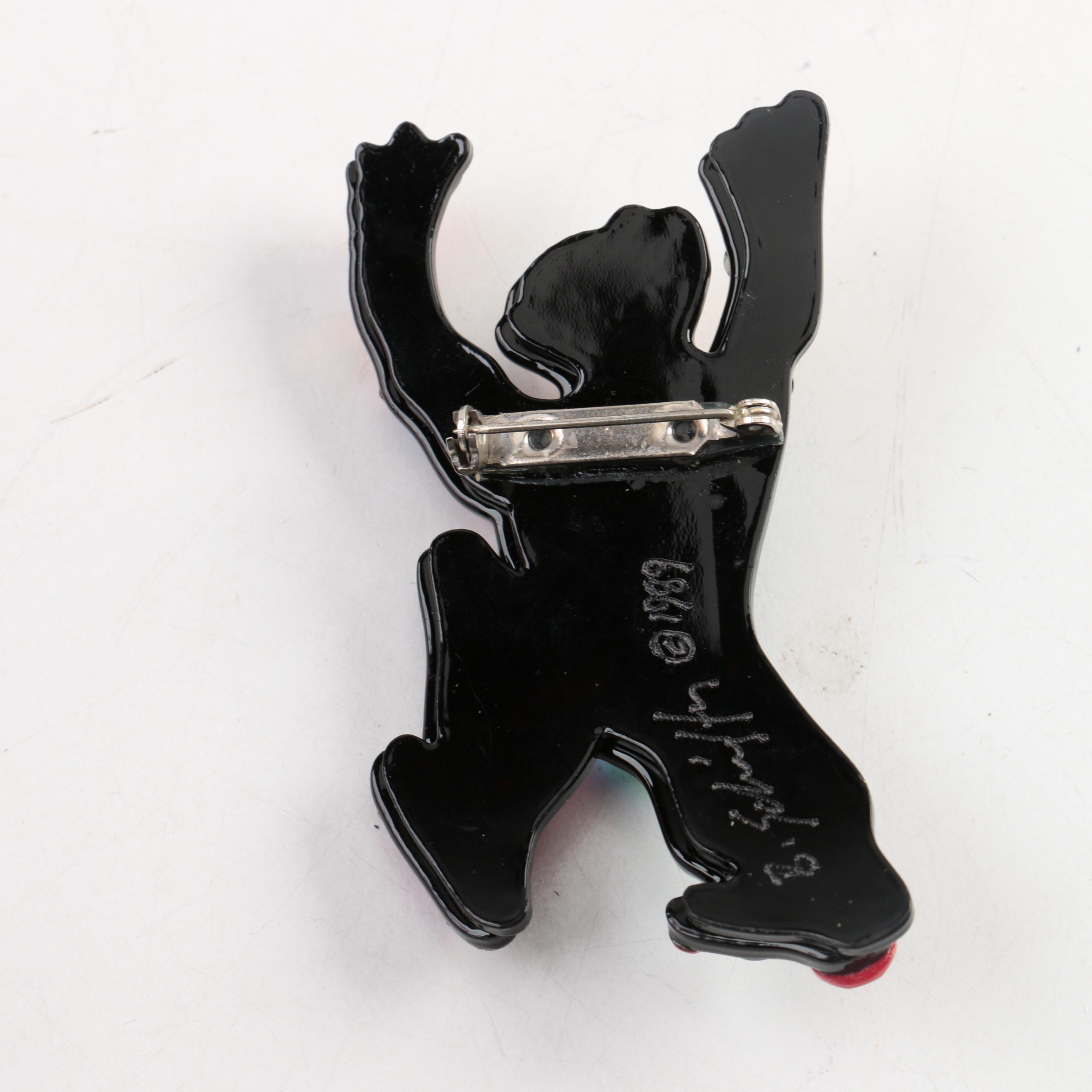 Vintage Figural Pins by Artisan Bill Schiffer