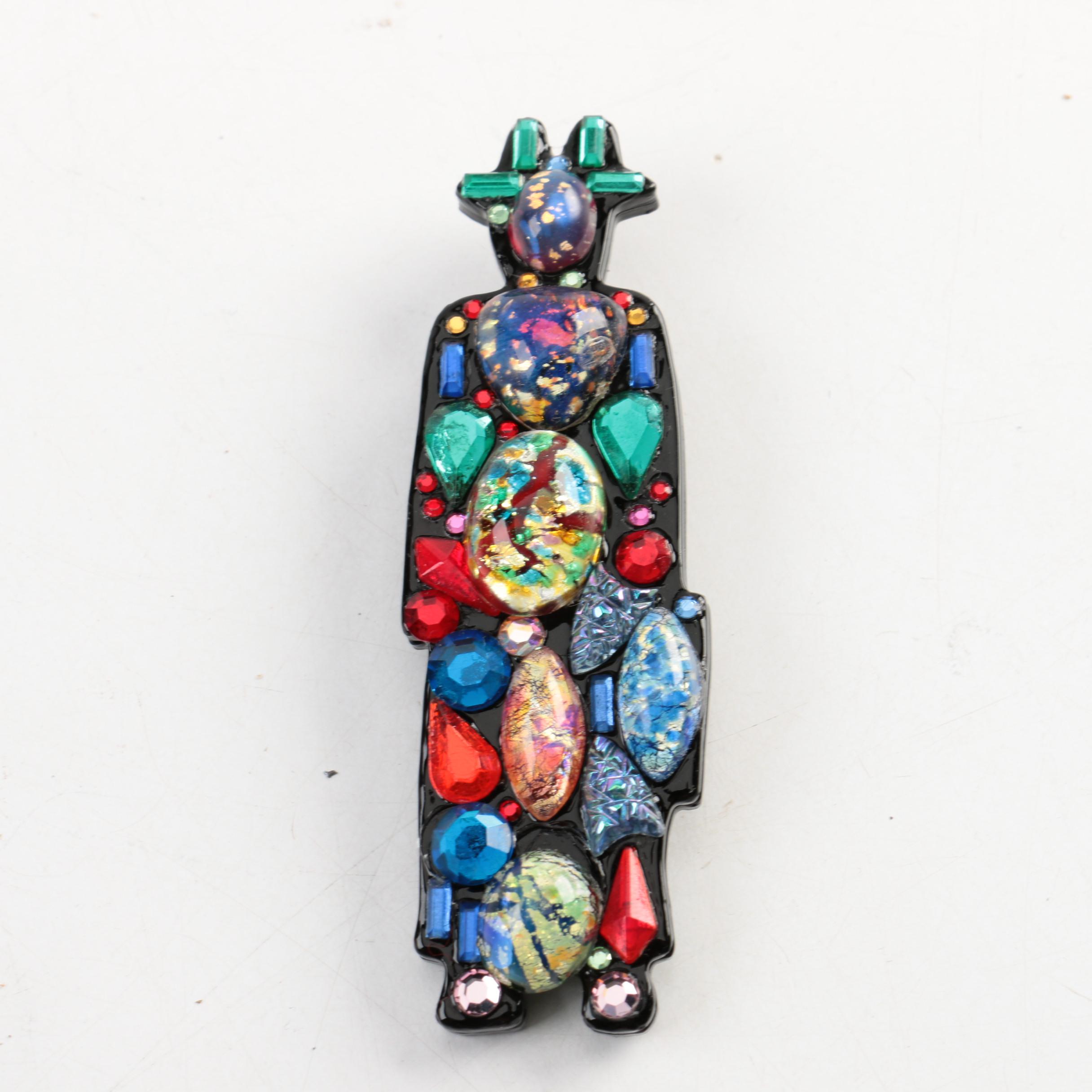 Vintage Figural Pins by Artisan Bill Schiffer