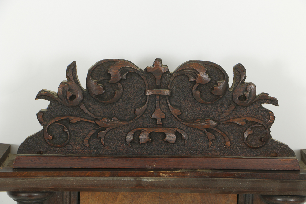 Antique German Regulator Wall Clock, Circa Late 19th to Early 20th Century