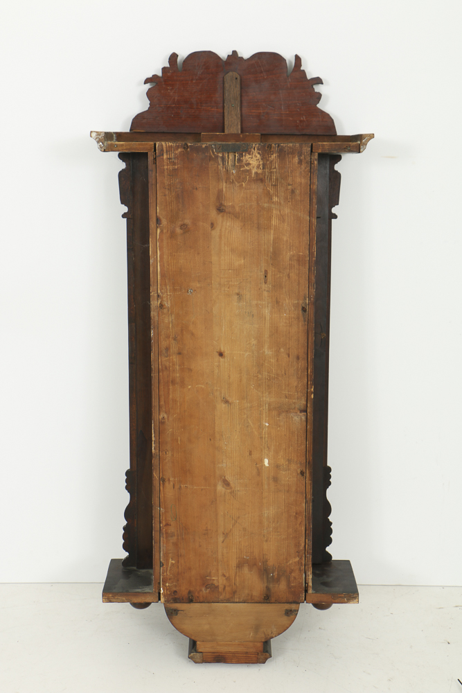 Antique German Regulator Wall Clock, Circa Late 19th to Early 20th Century