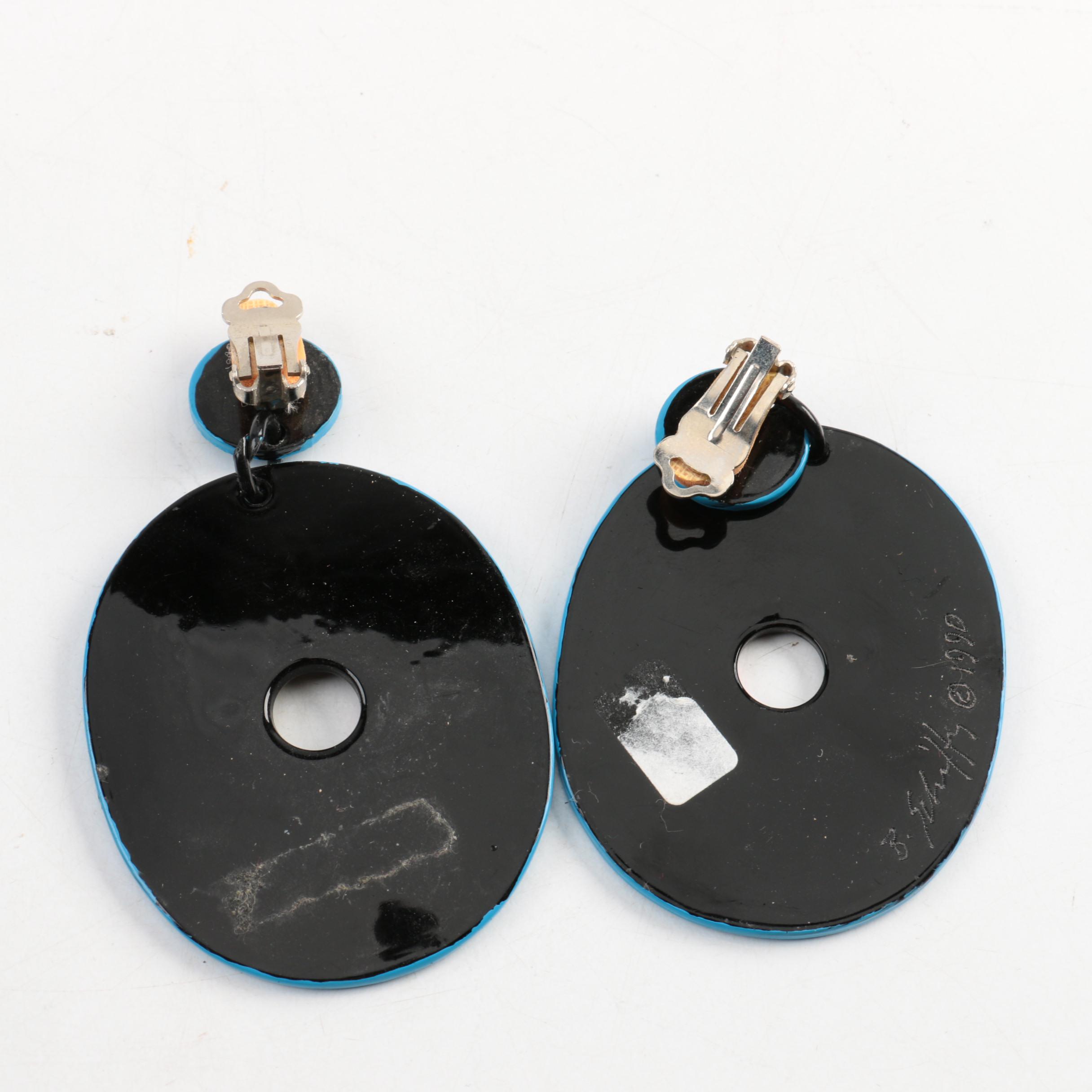 Vintage Clip On Earrings by Bill Schiffer