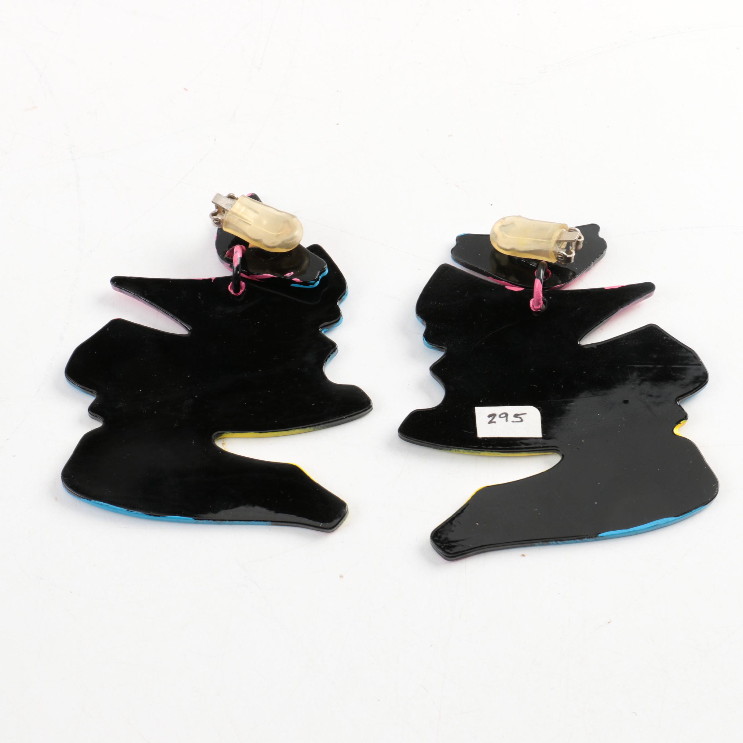 Vintage Clip On Earrings by Bill Schiffer