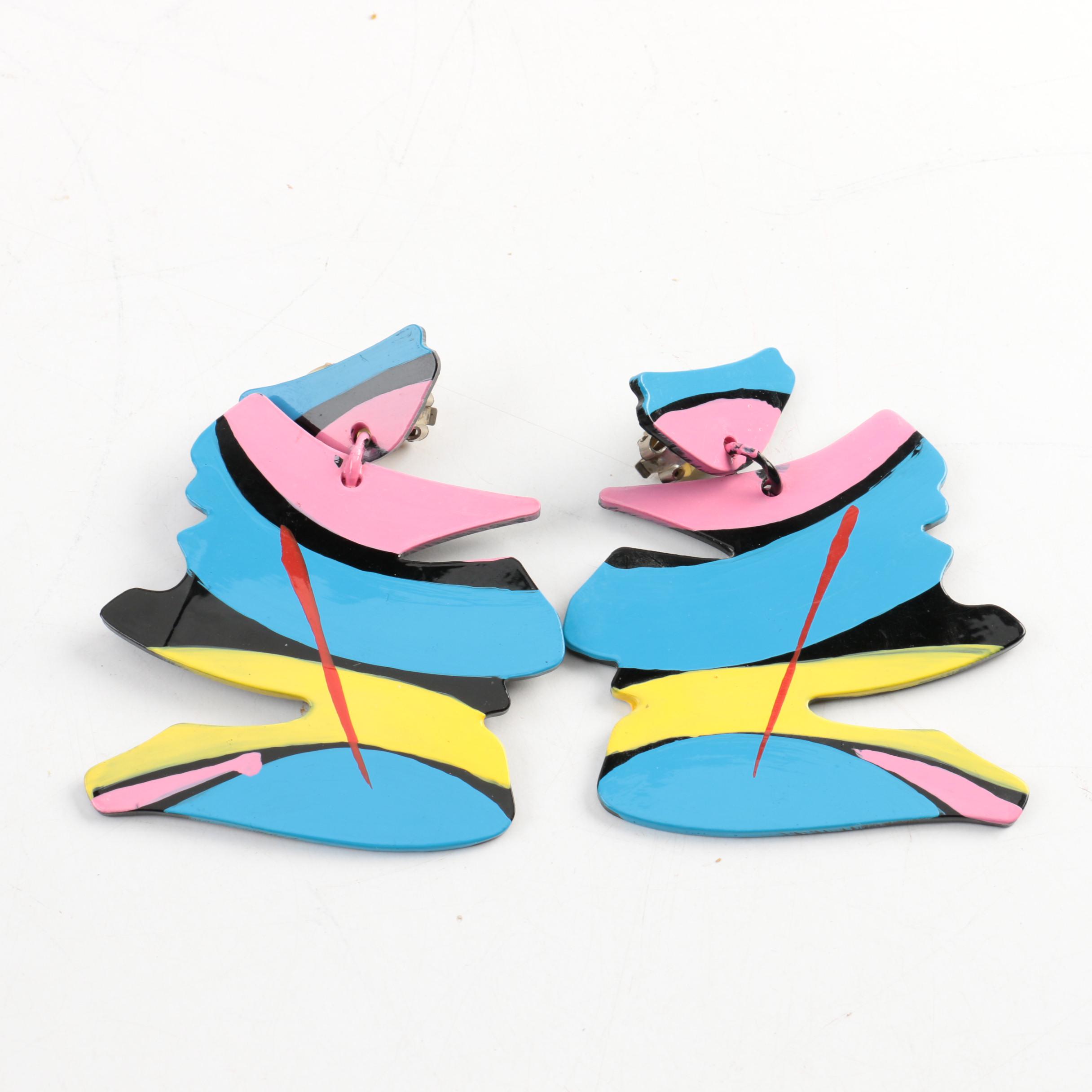 Vintage Clip On Earrings by Bill Schiffer