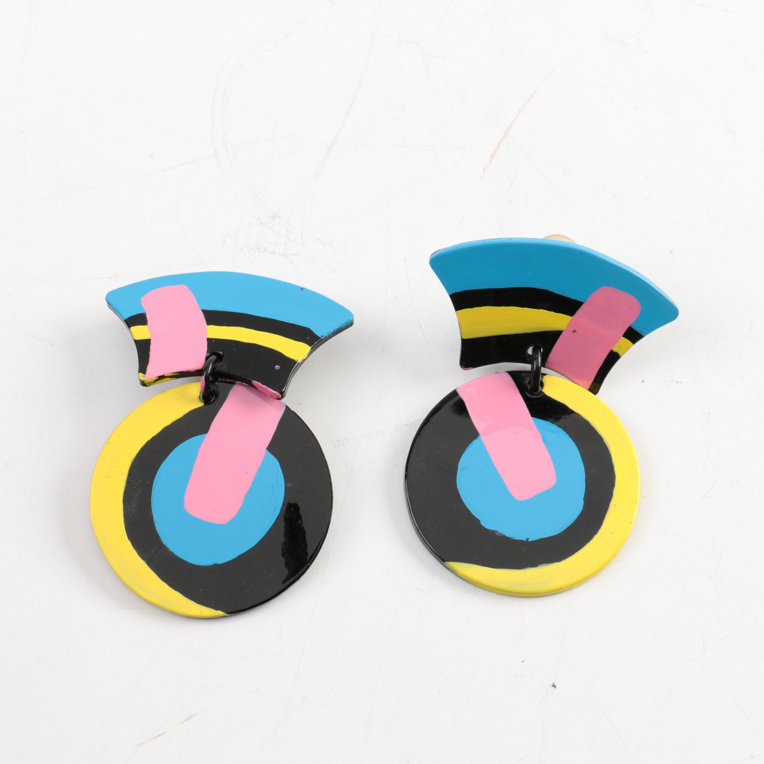 Vintage Clip On Earrings by Bill Schiffer