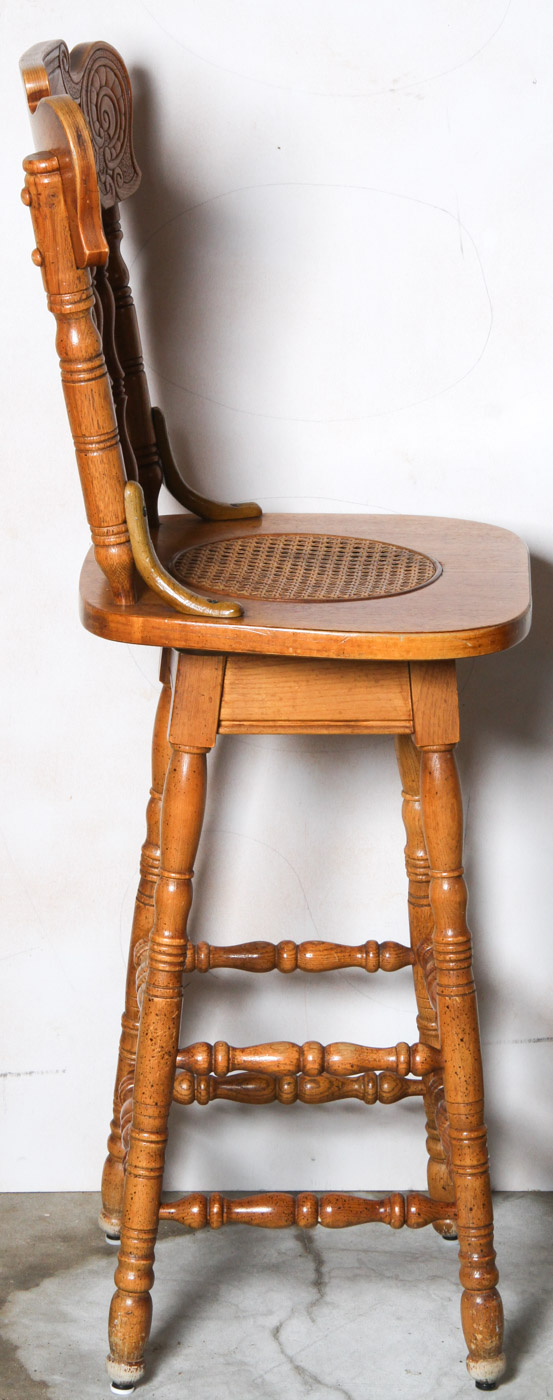 Vintage Windsor Style Counter Stool