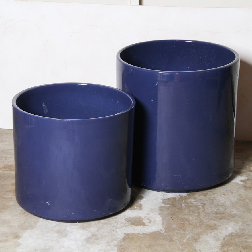 Vintage Gainey Large Ceramic Pottery Planters