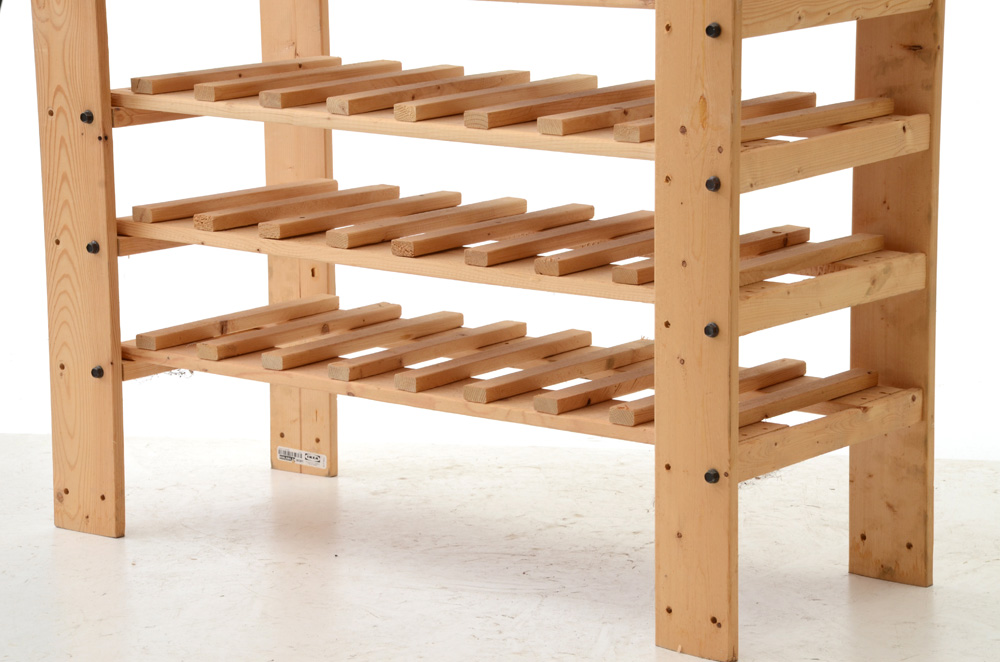 Ikea Wooden Wine Storage Rack