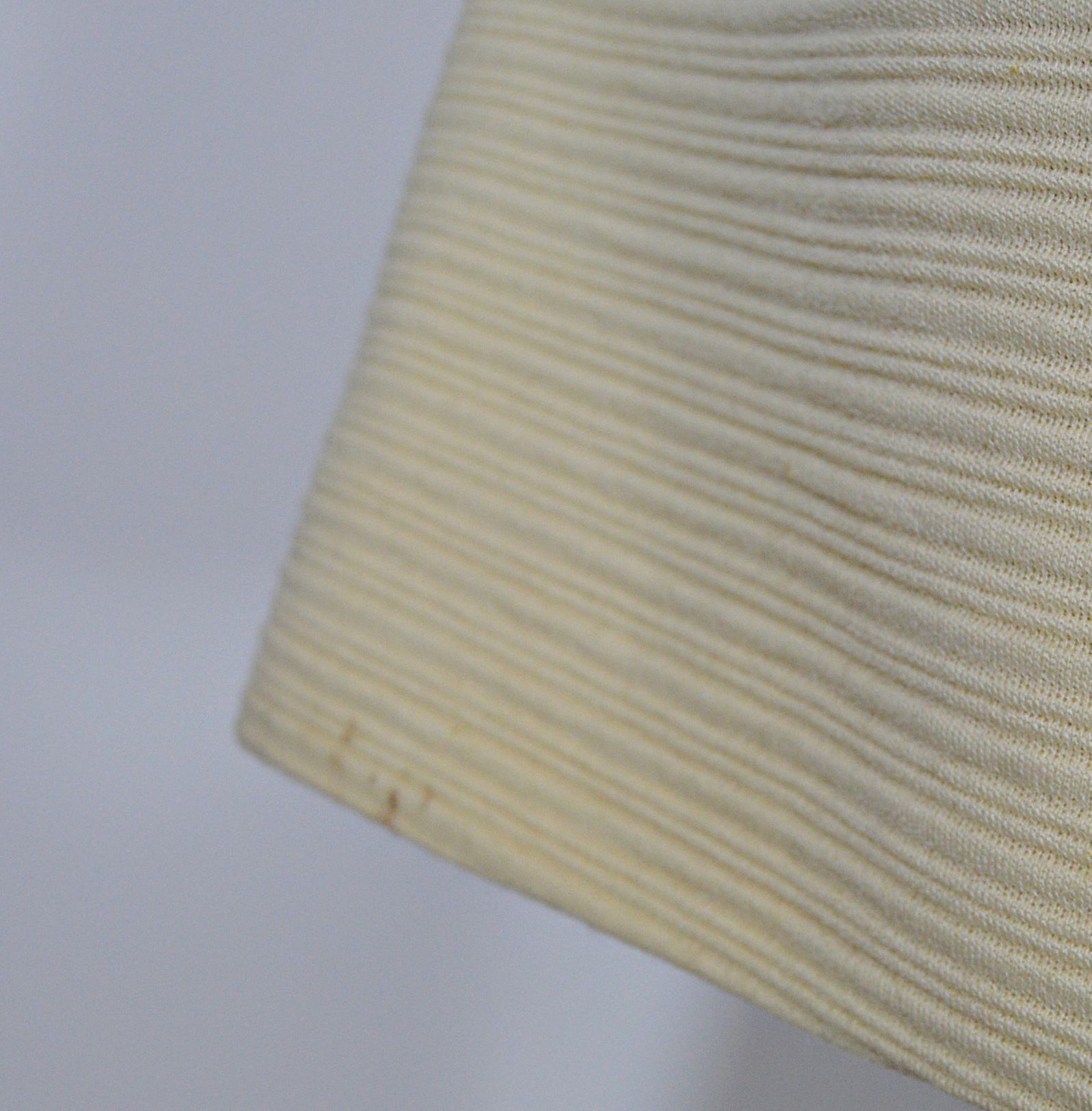 Vintage Cream Wool Coat with Fox Fur Collar