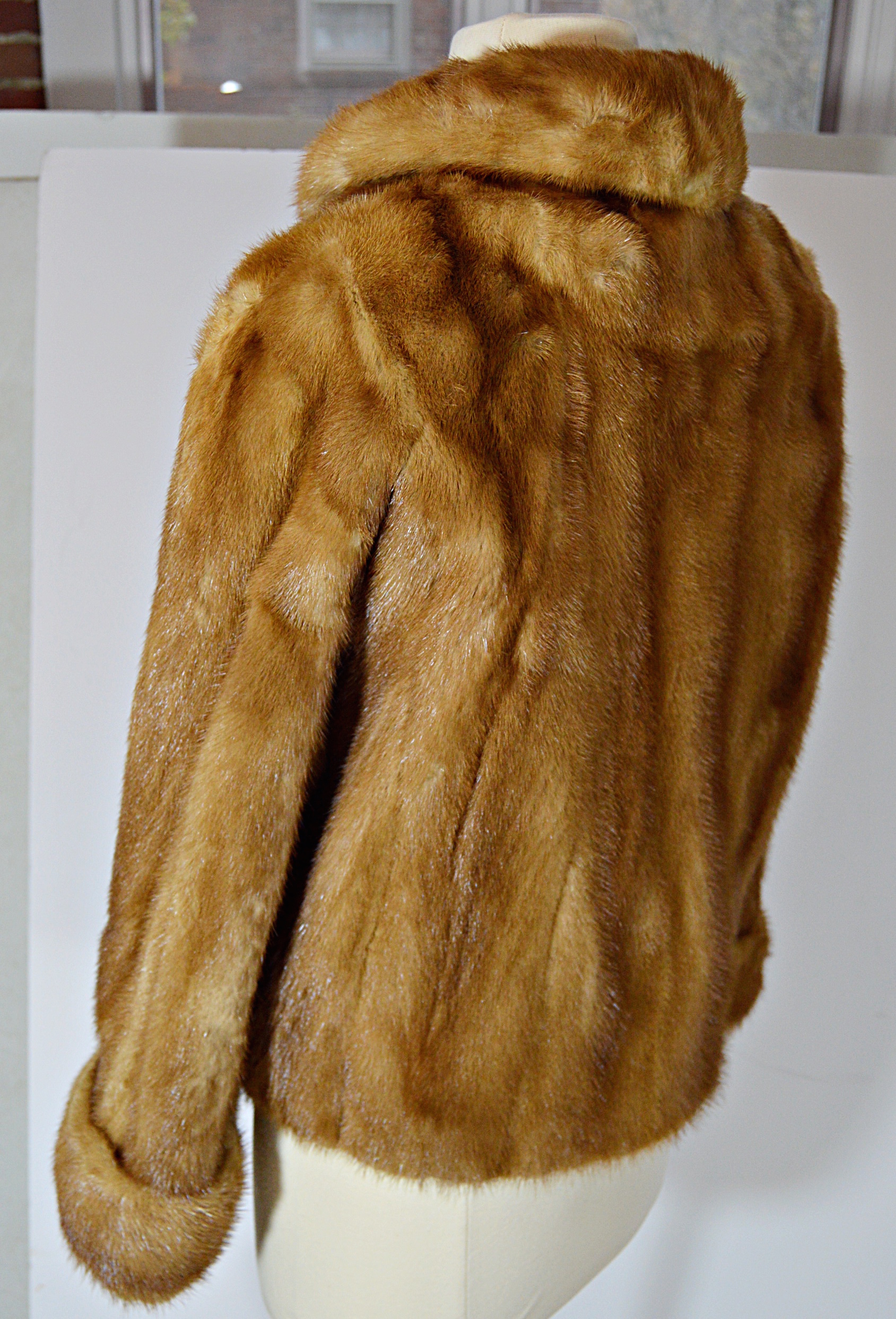 Vintage Brown Mink Jacket from The Gidding Co.