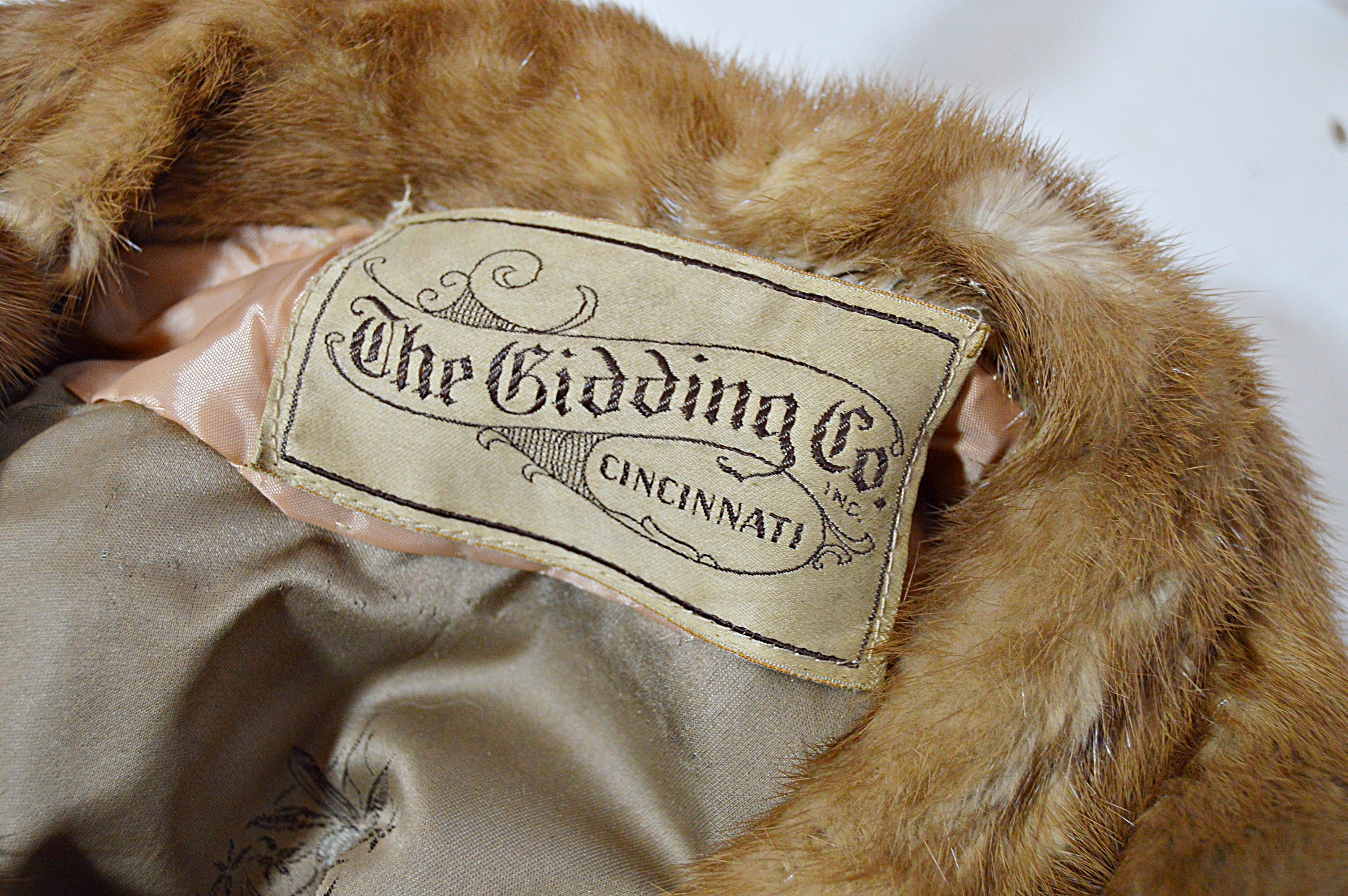 Vintage Brown Mink Jacket from The Gidding Co.