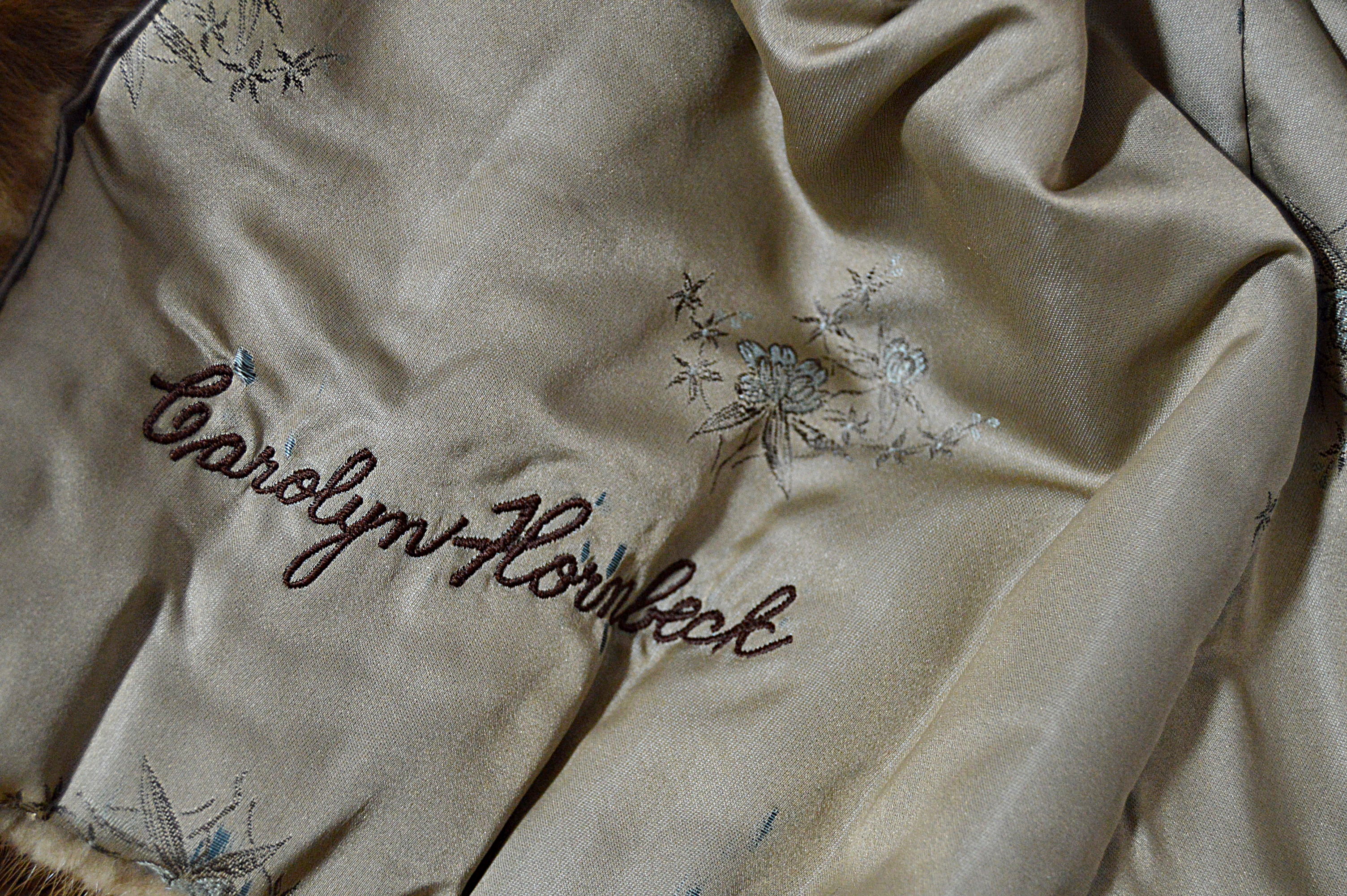 Vintage Brown Mink Jacket from The Gidding Co.