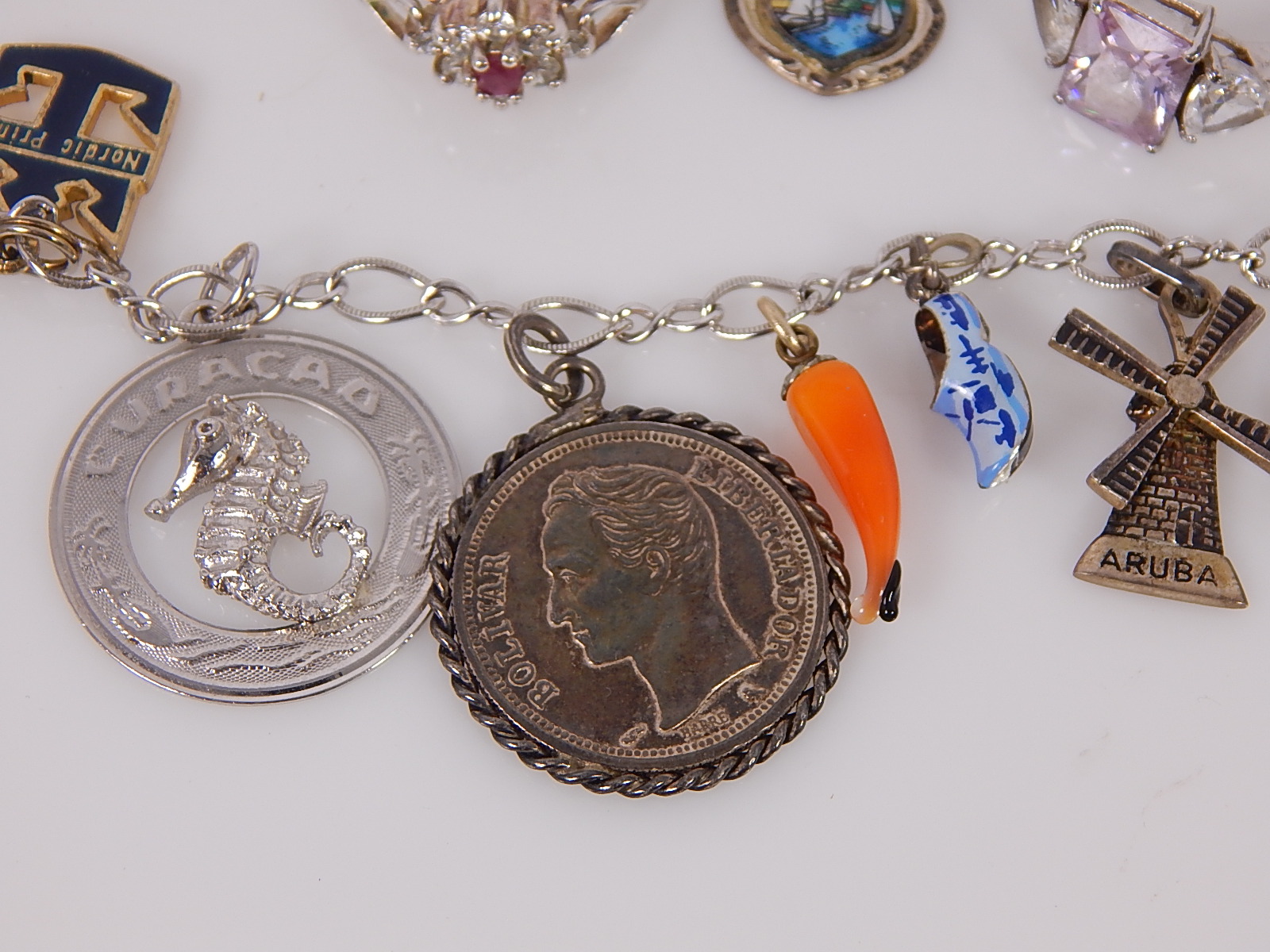 Trinket, Rings, and Charm Bracelet