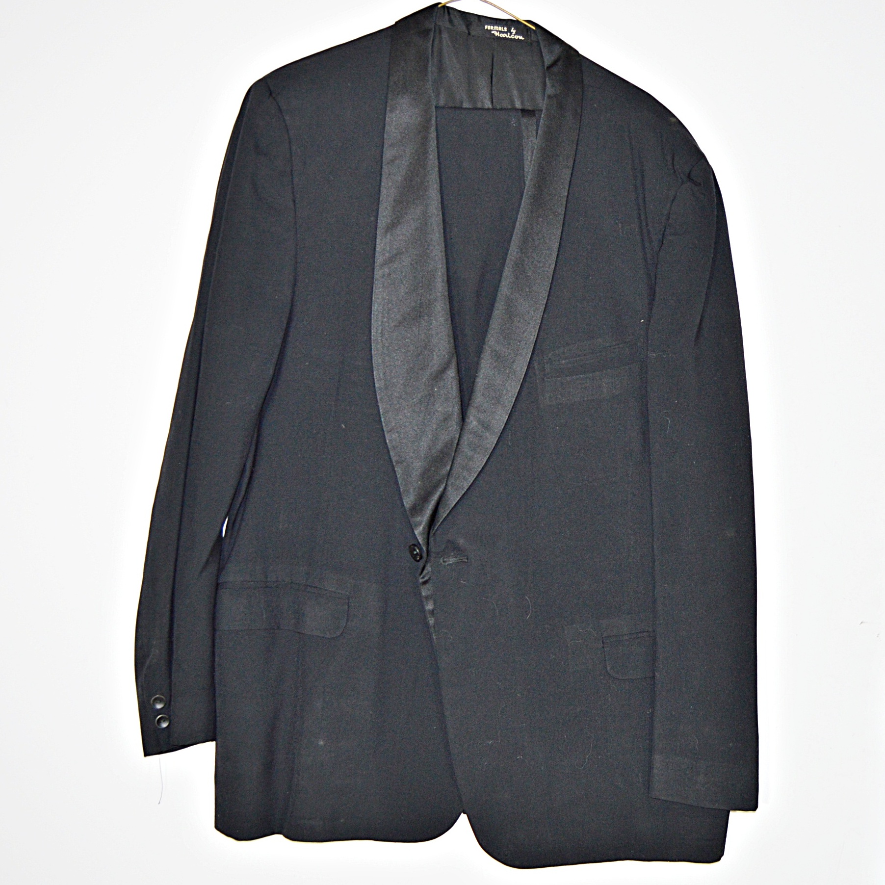 Vintage Men's Black Wool Tux