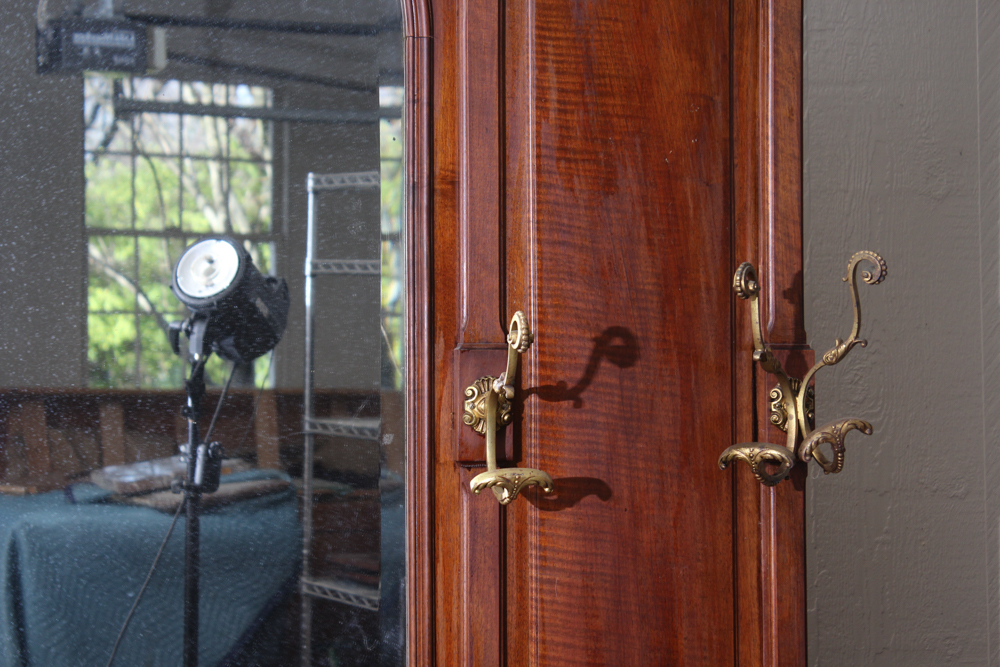 Antique Victorian Mahogany Hall Tree