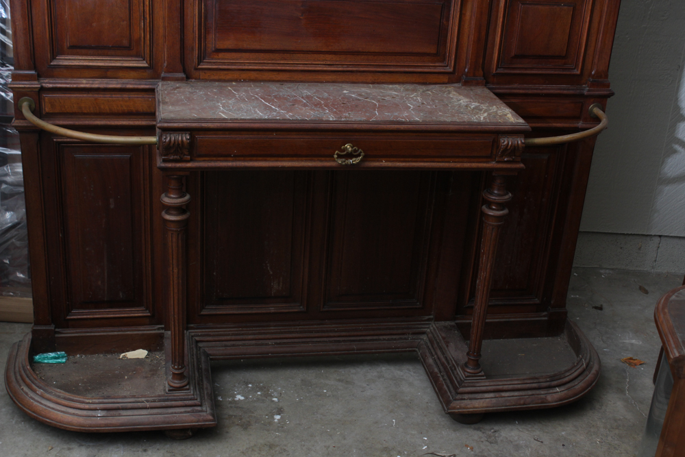 Antique Victorian Mahogany Hall Tree