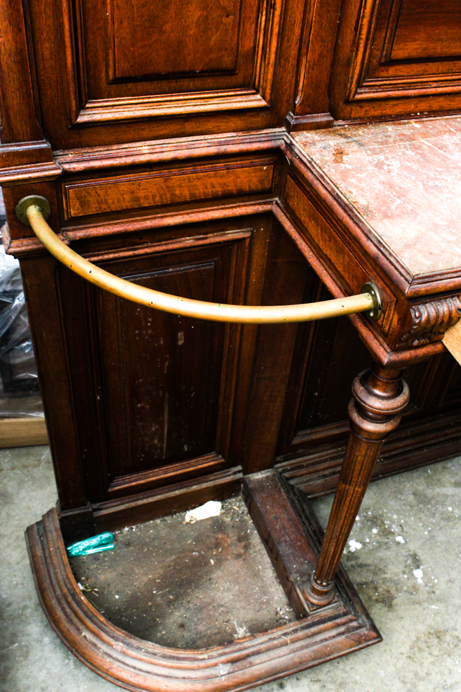 Antique Victorian Mahogany Hall Tree