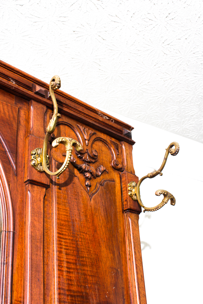 Antique Victorian Mahogany Hall Tree