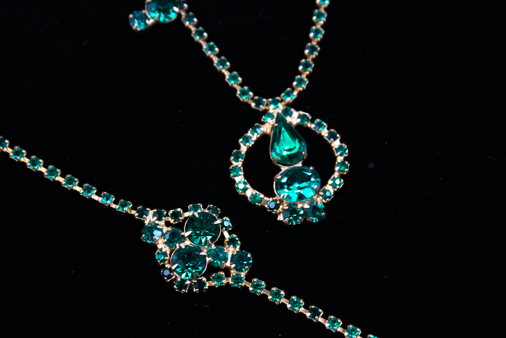 Vintage Costume Jewelry Necklace and Bracelet