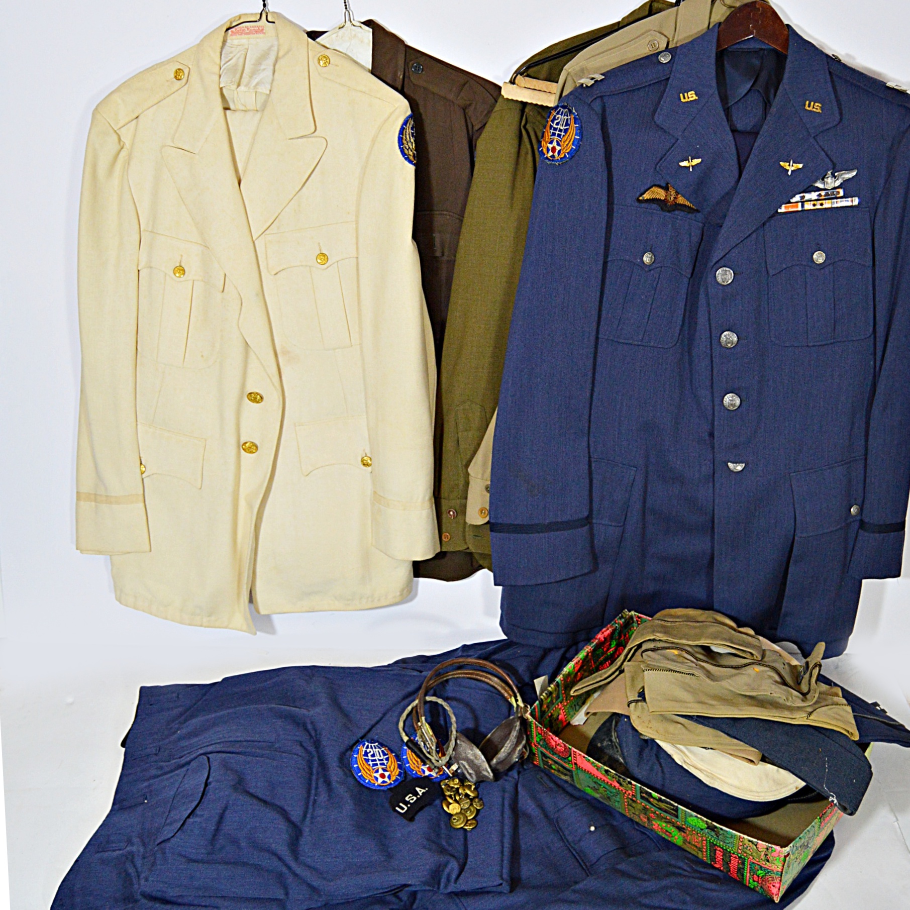 WWII U.S. Army Air Force Pilot Uniforms