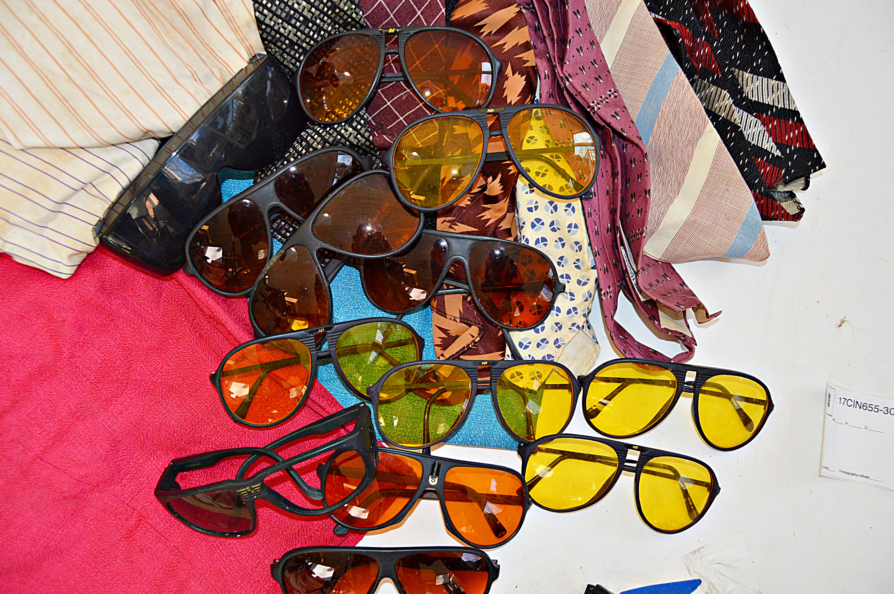 Vintage Shorts, Ties, Shirts and Sunglasses