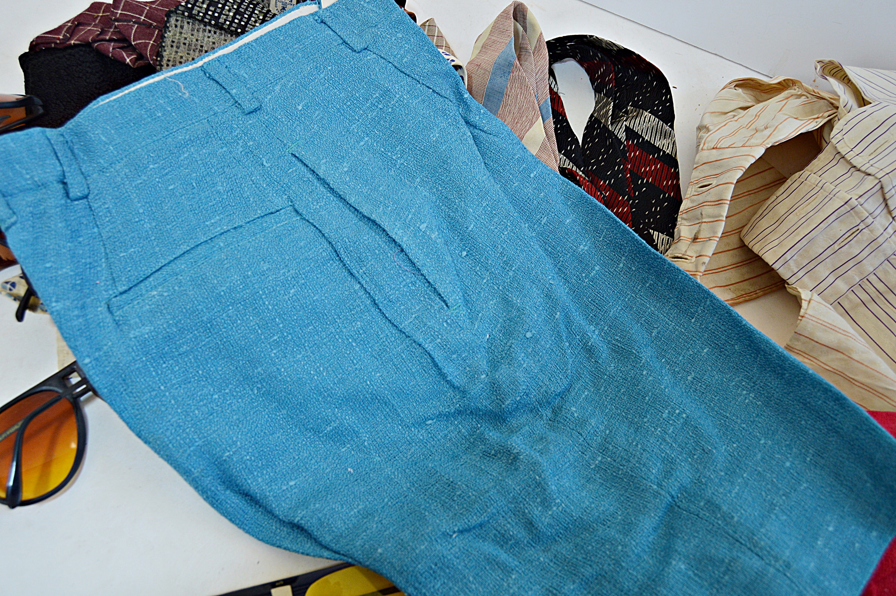 Vintage Shorts, Ties, Shirts and Sunglasses