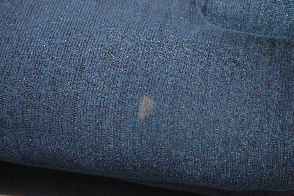 Blue Upholstered Armchair