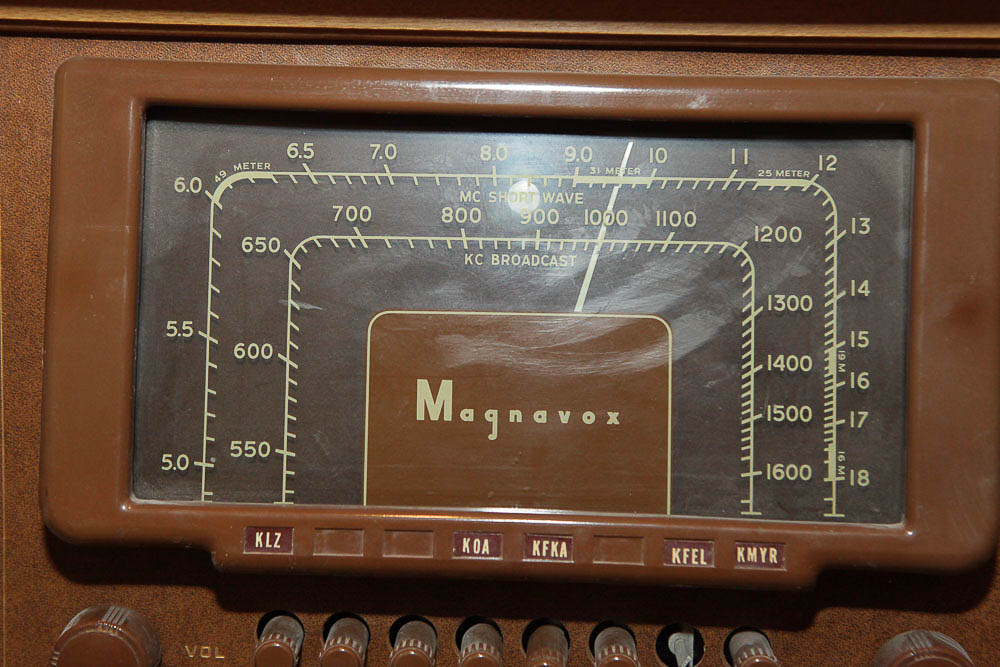 Vintage Magnavox "Regency Symphony" Stereo Cabinet with Radio and Record Player