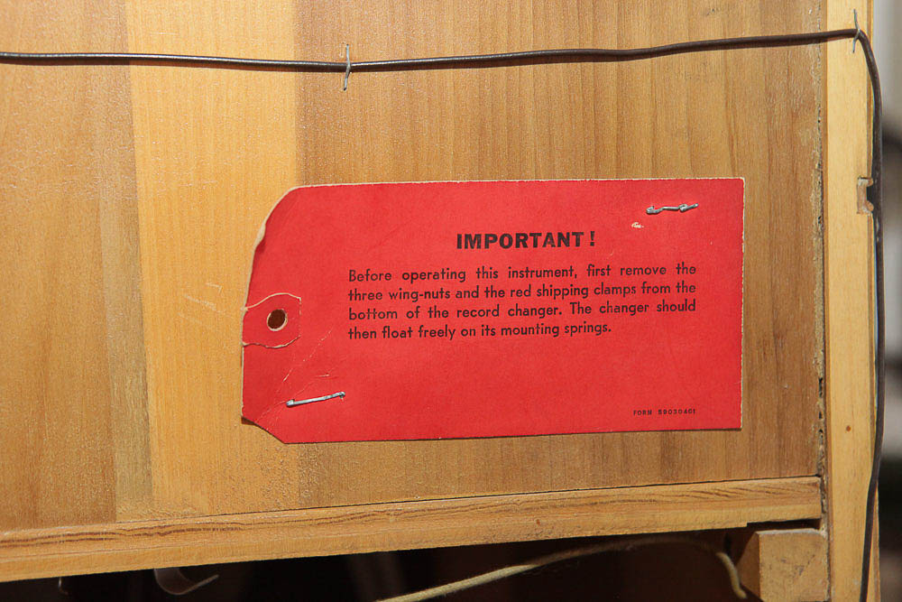 Vintage Magnavox "Regency Symphony" Stereo Cabinet with Radio and Record Player