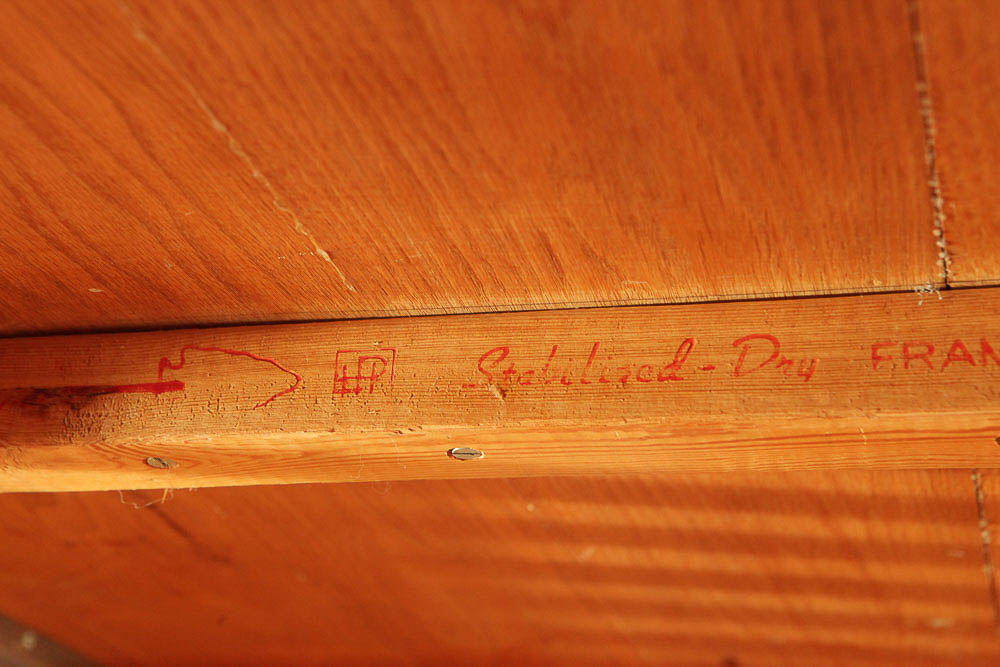 Vintage "Red Arrow" Dining Table and Windsor Style Chairs