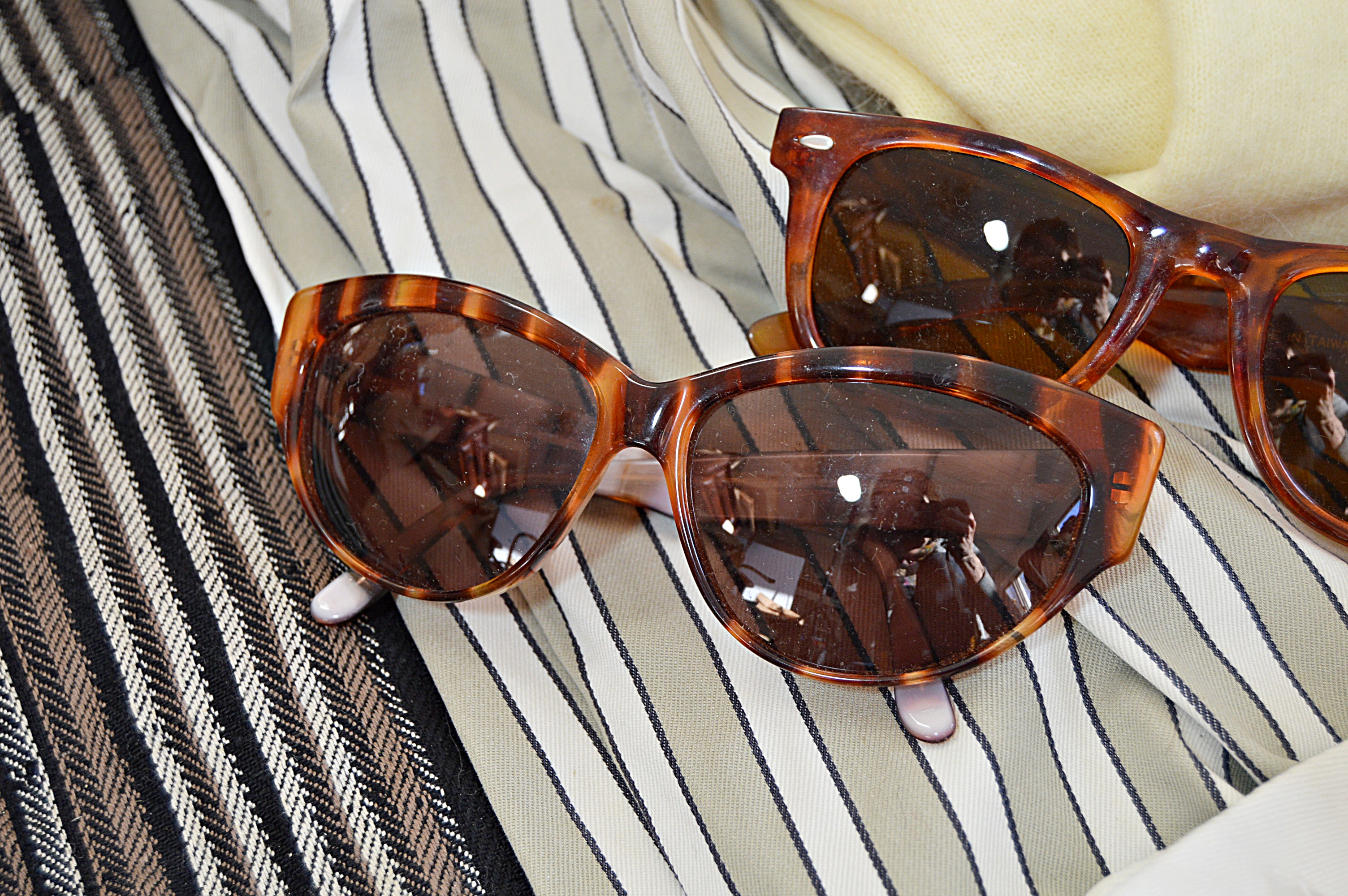 Vintage Women's Shorts, Sweaters, Basket Purses and Sunglasses