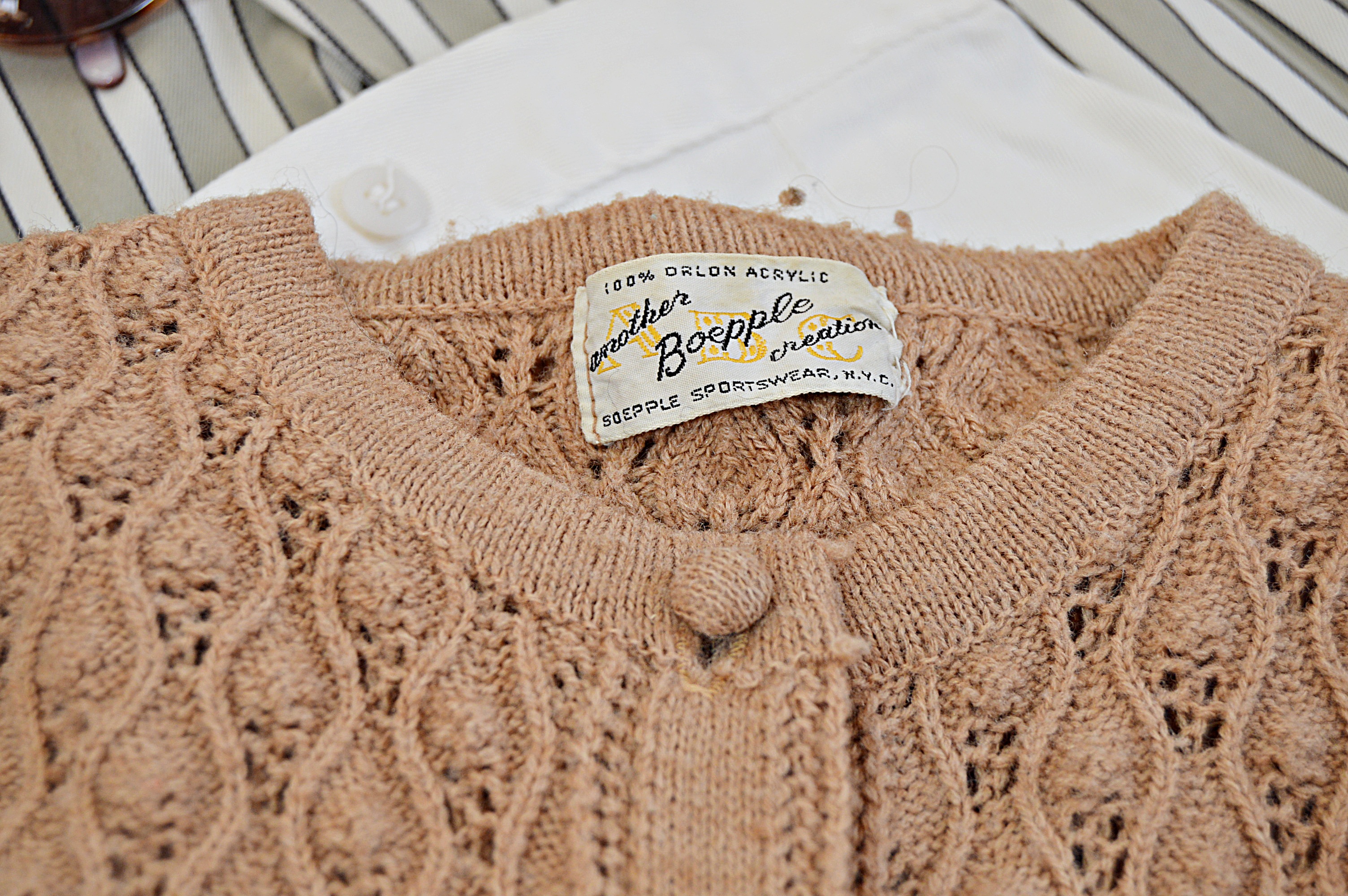 Vintage Women's Shorts, Sweaters, Basket Purses and Sunglasses