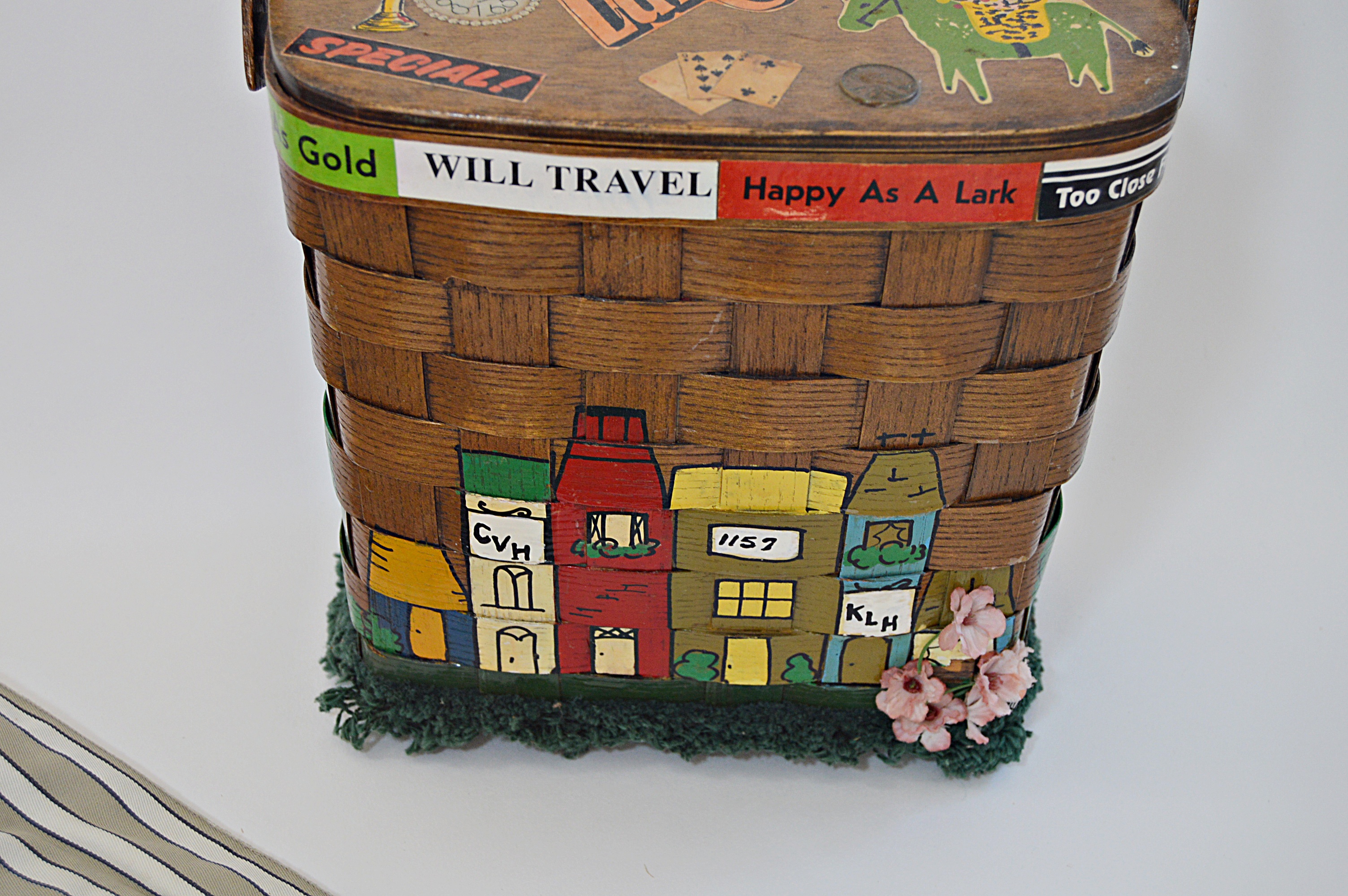 Vintage Women's Shorts, Sweaters, Basket Purses and Sunglasses