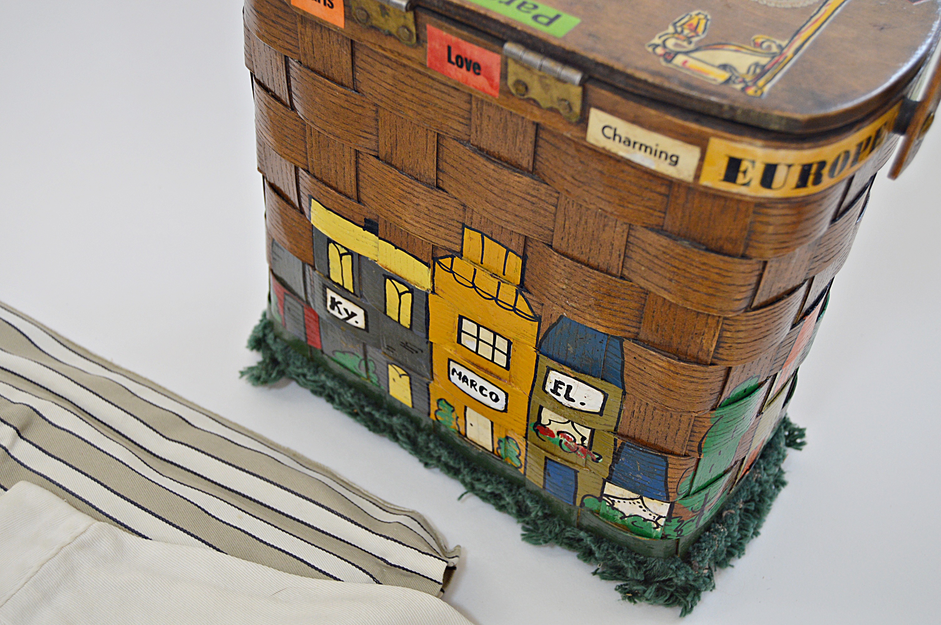 Vintage Women's Shorts, Sweaters, Basket Purses and Sunglasses