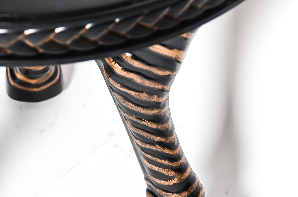 "Marimba" Faux Zebra Leg Accent Table by Lexington Home Brands