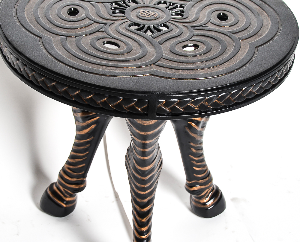 "Marimba" Faux Zebra Leg Accent Table by Lexington Home Brands