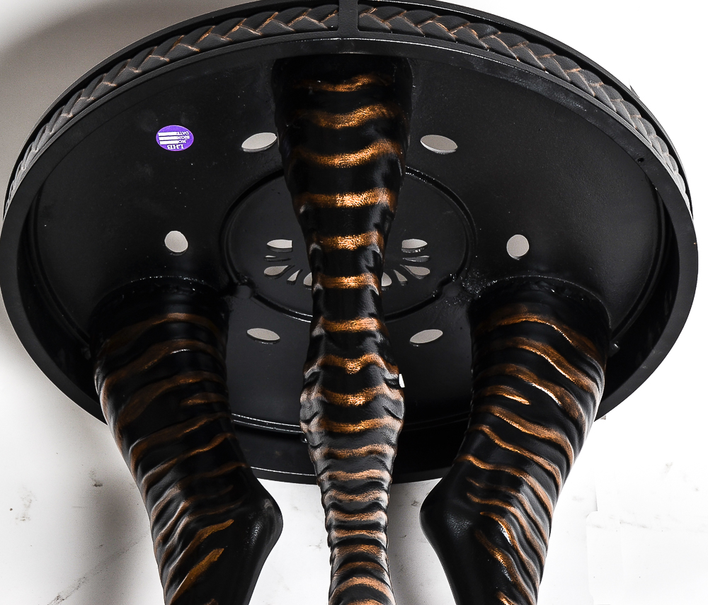 "Marimba" Faux Zebra Leg Accent Table by Lexington Home Brands