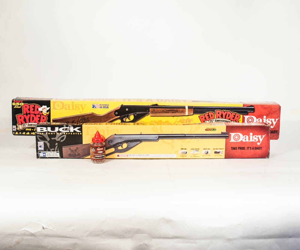 Daisy BB Rifles Including the Red Ryder and Buck 400 Models