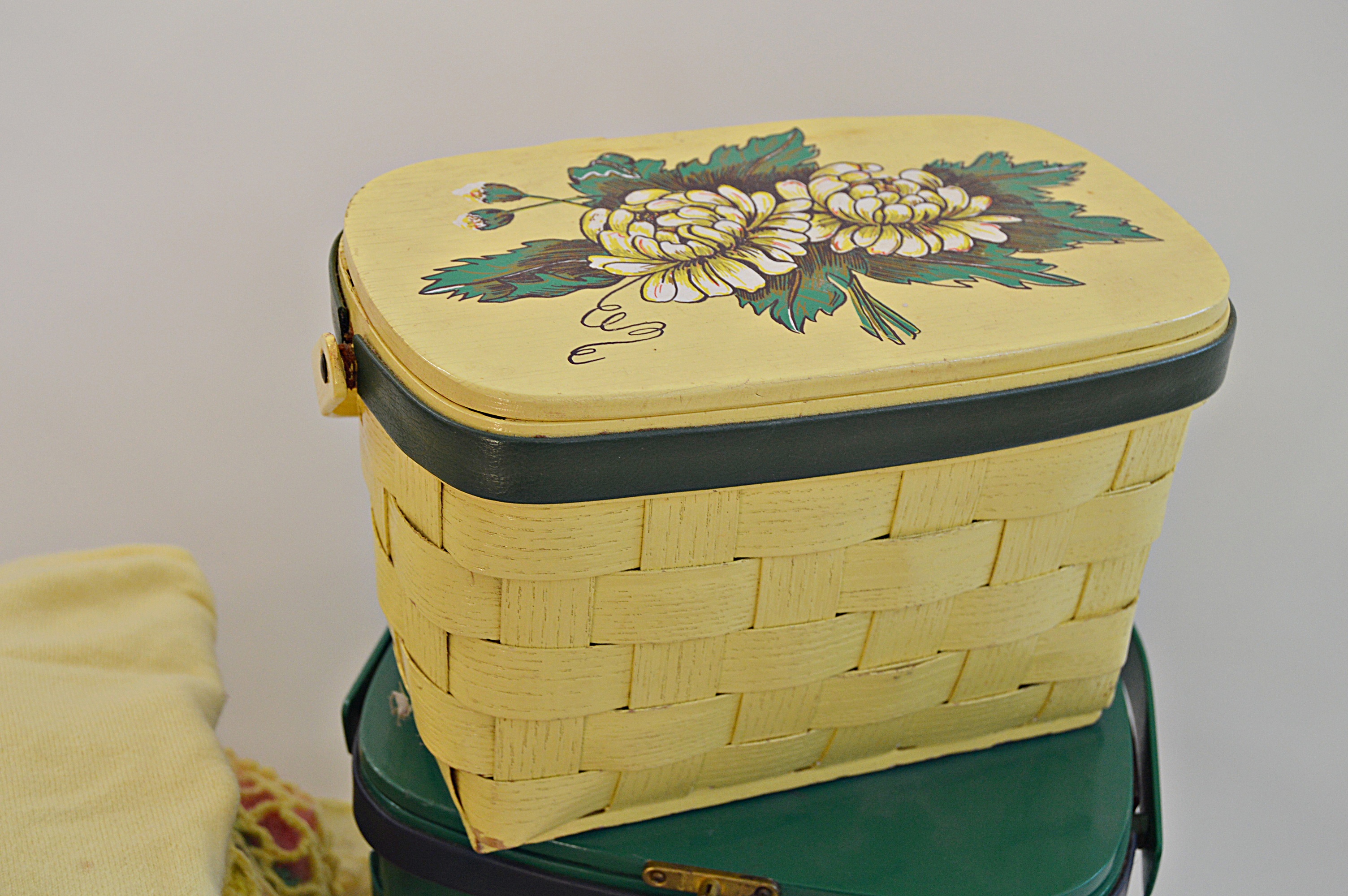 Vintage Women's Cashmere and Angora/Wool Sweaters, Basket Purses and Sunglasses