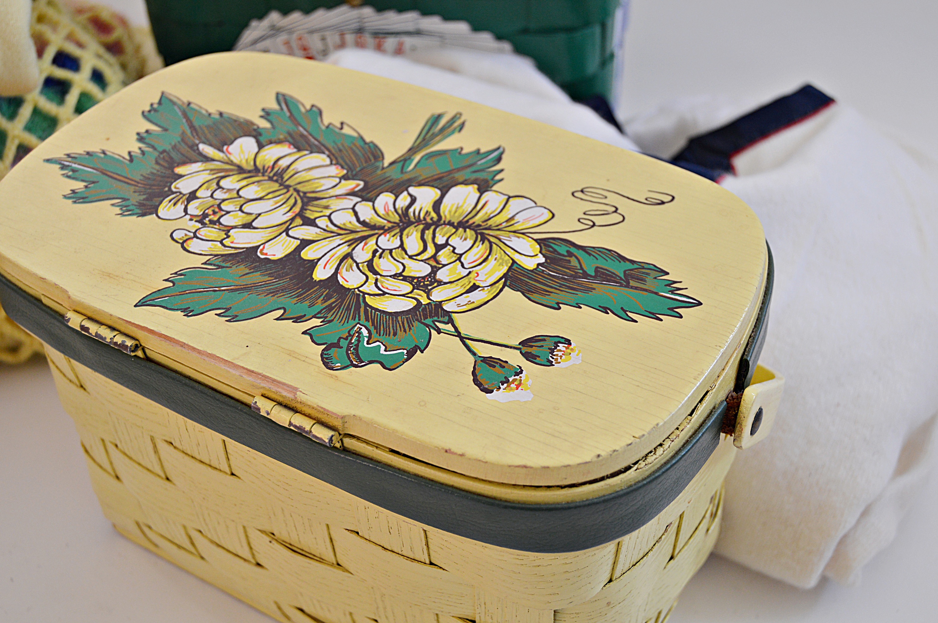 Vintage Women's Cashmere and Angora/Wool Sweaters, Basket Purses and Sunglasses