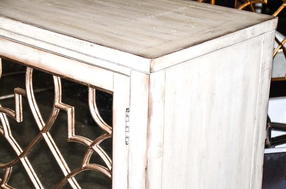 Hollywood Regency Style Entertainment Cabinet