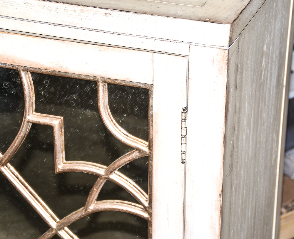 Hollywood Regency Style Entertainment Cabinet