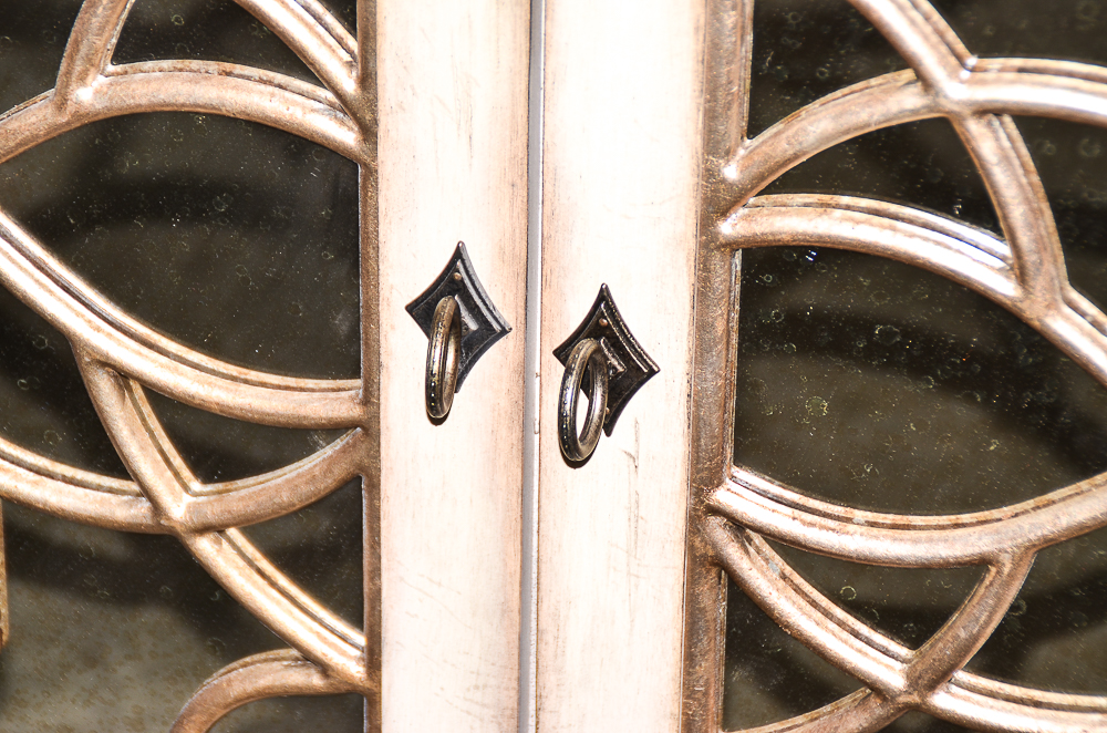 Hollywood Regency Style Entertainment Cabinet