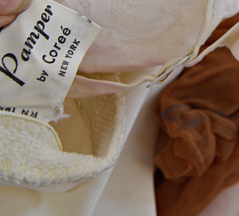 Vintage Lingerie with Bed Jackets, Silk Gowns, Undergarments, Stockings, Bags