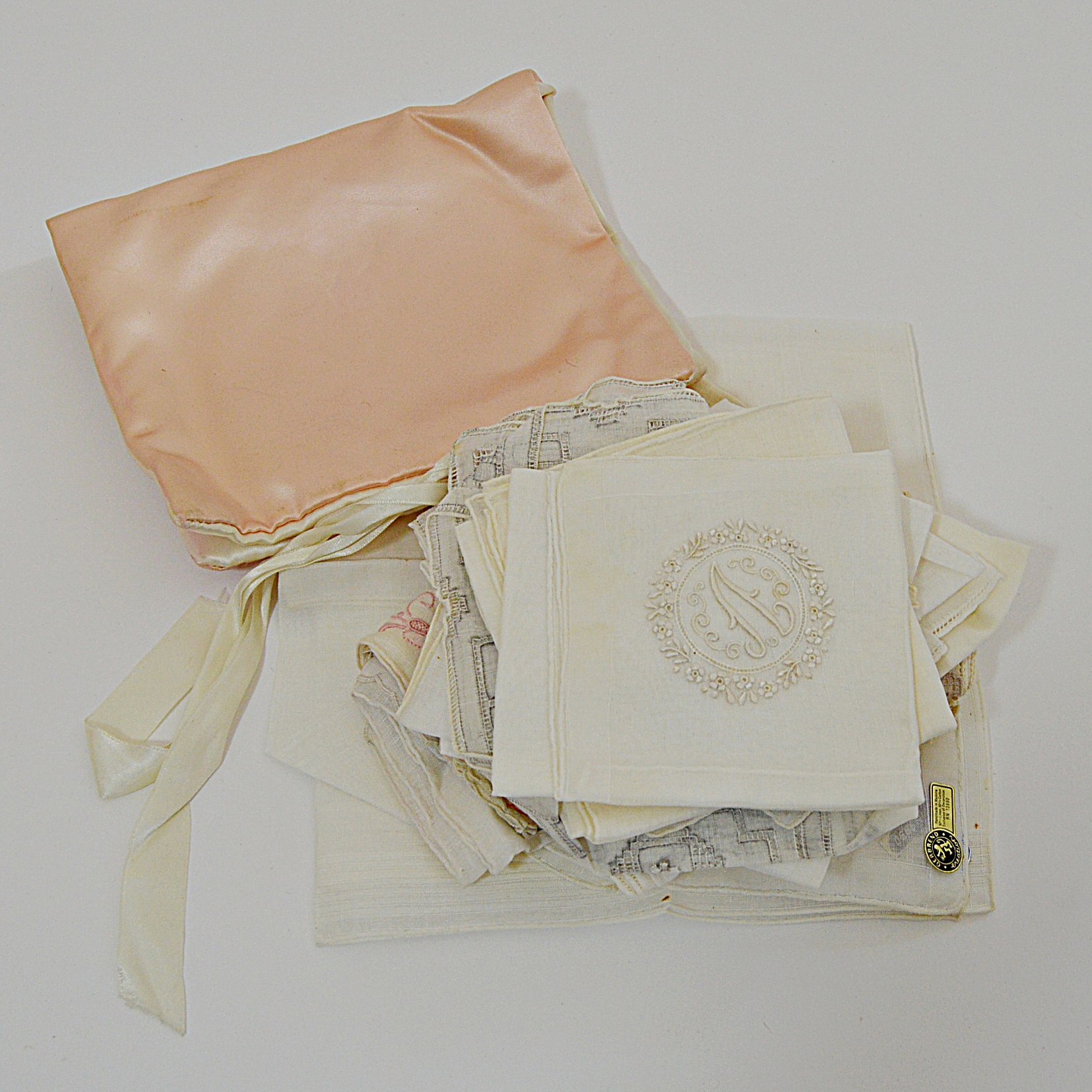 Vintage Embroidered Handkerchiefs